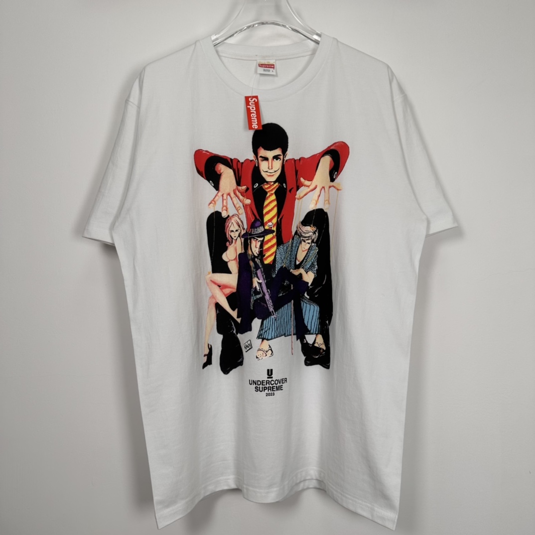 Supreme X UNDERCOVER Lupin Tee“White”（SUP-SS23-005）