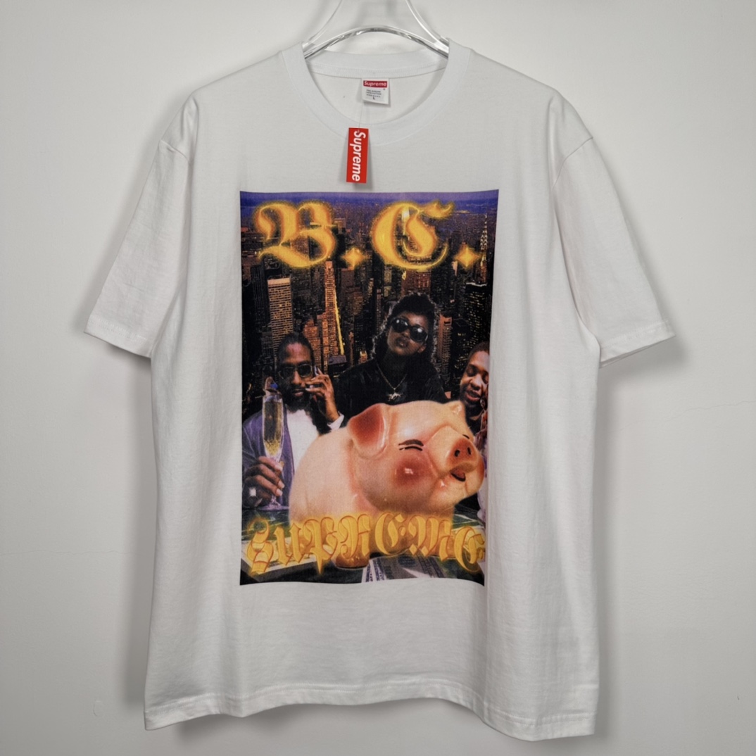 Supreme Bernadette Corporation Money Tee "White"（SUP-SS23-224）