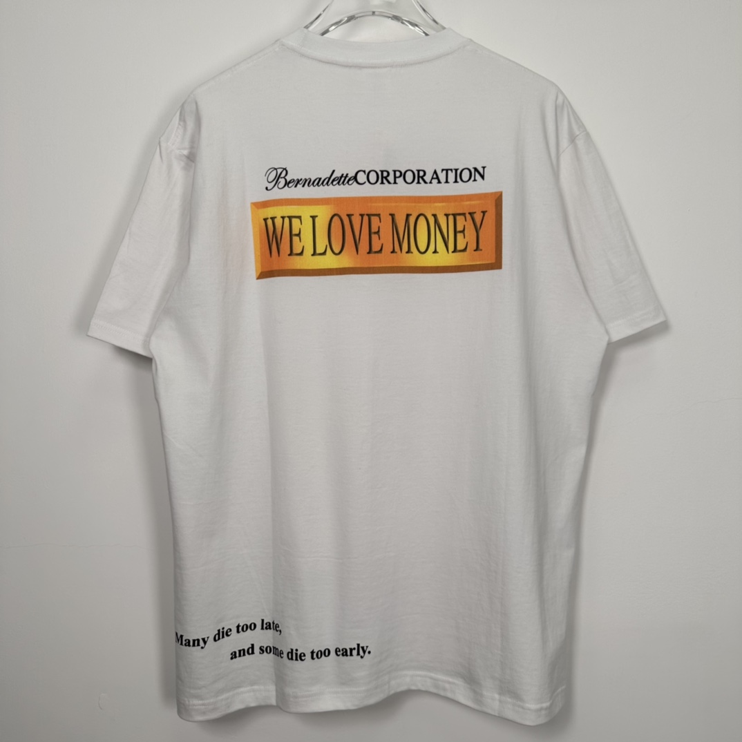 Supreme Bernadette Corporation Money Tee "White"（SUP-SS23-224）