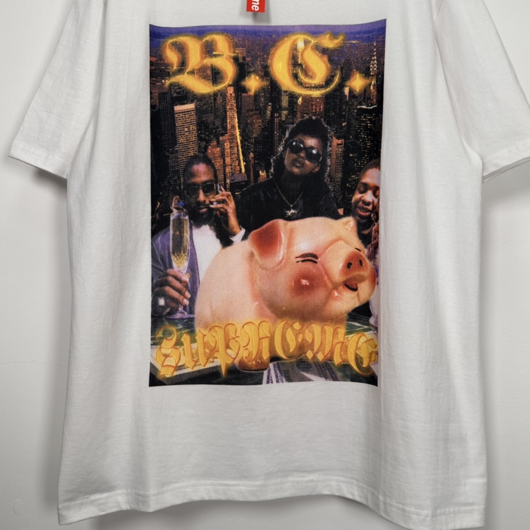 Supreme Bernadette Corporation Money Tee "White"（SUP-SS23-224）