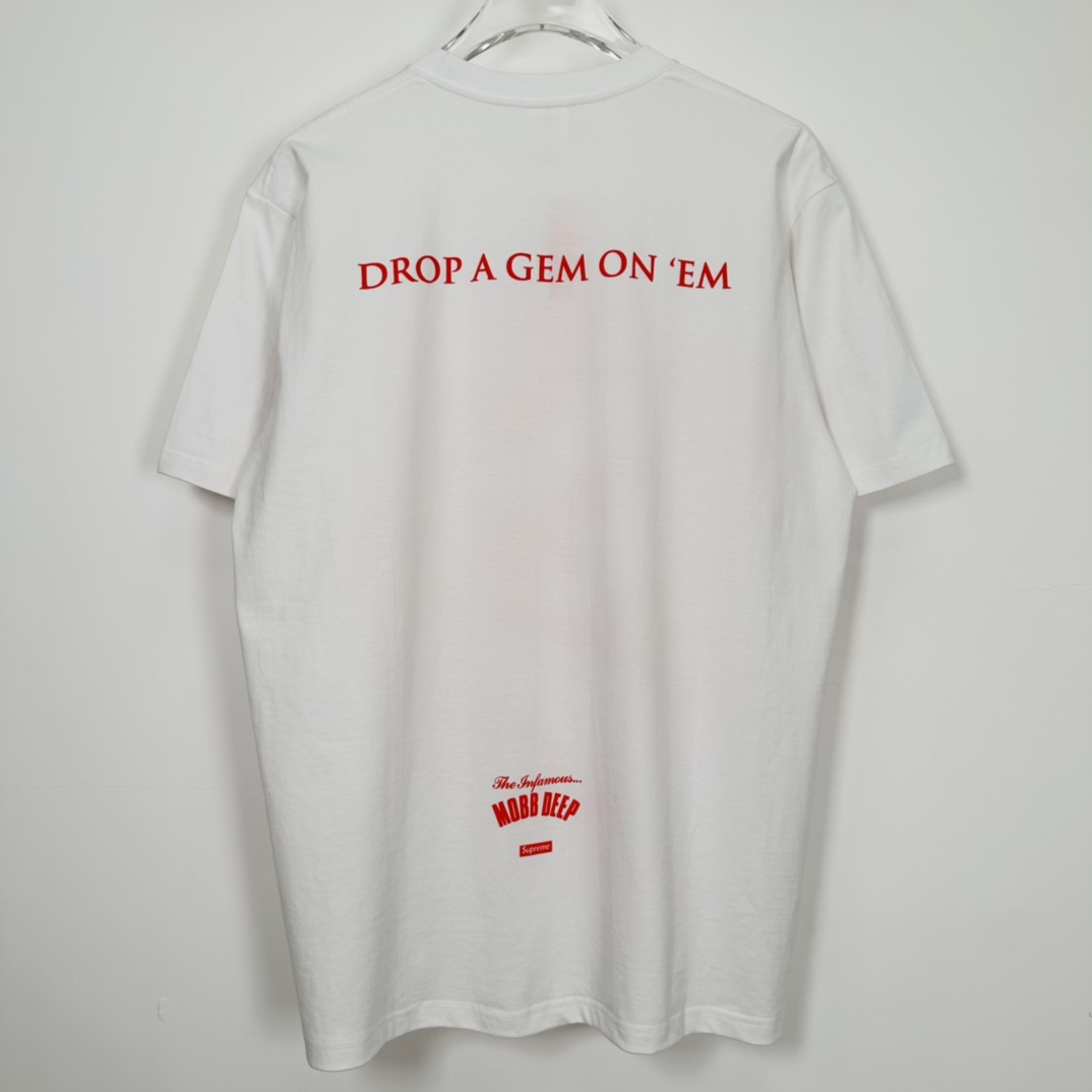 Supreme Mobb Deep Dragon Tee "White"（SUP-SS23-280）