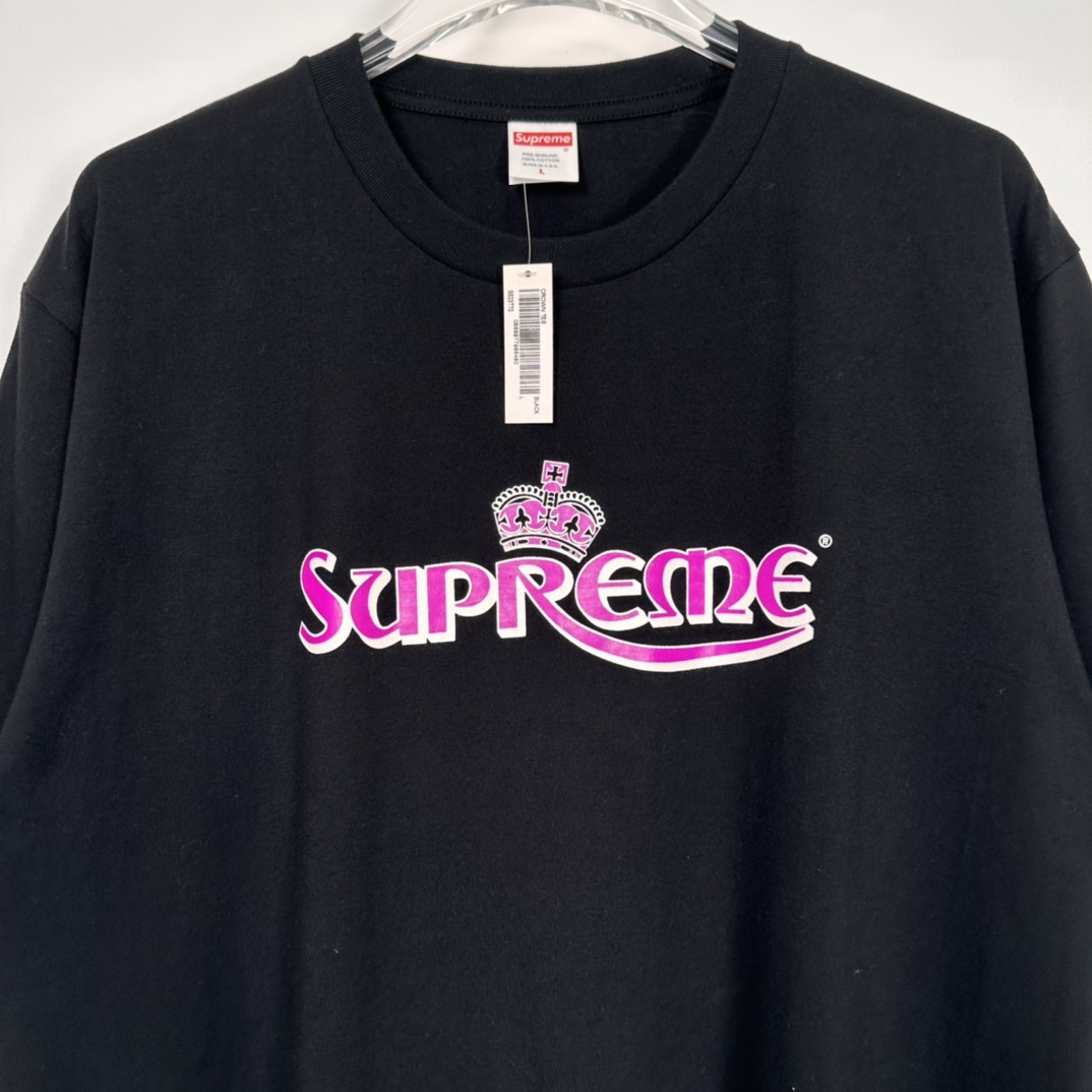 Supreme Crown Tee "Black"（SUP-SS23-281）