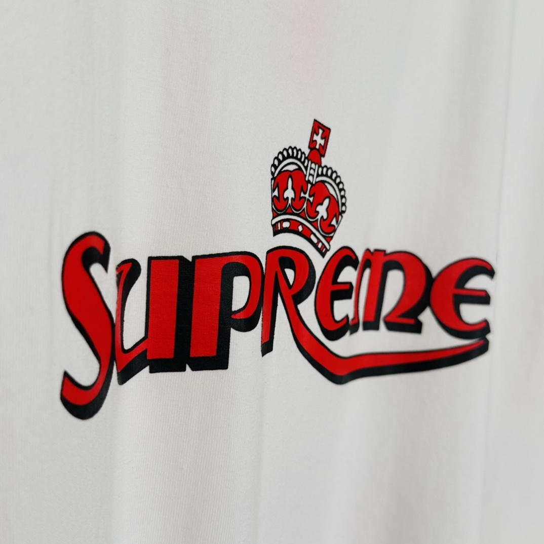 Supreme Crown Tee "White"（SUP-SS23-283）