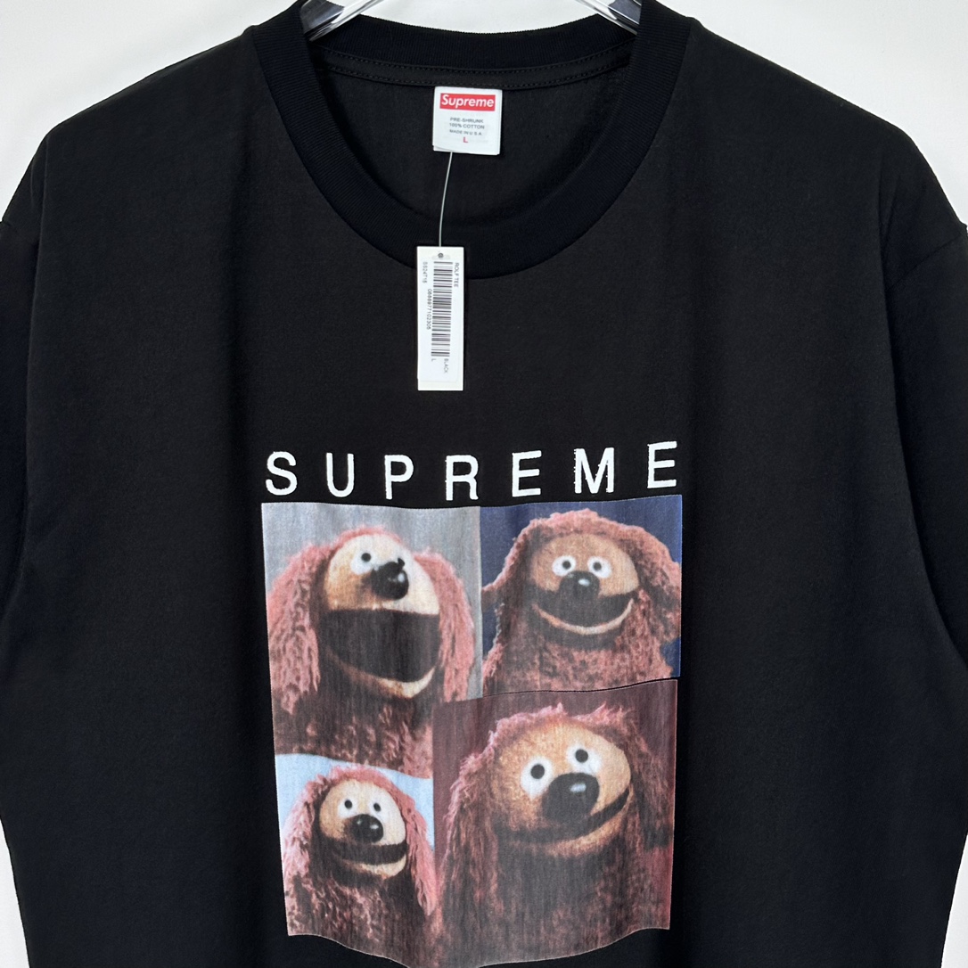 Supreme Rowlf Tee Black（SUP-SS24-004）
