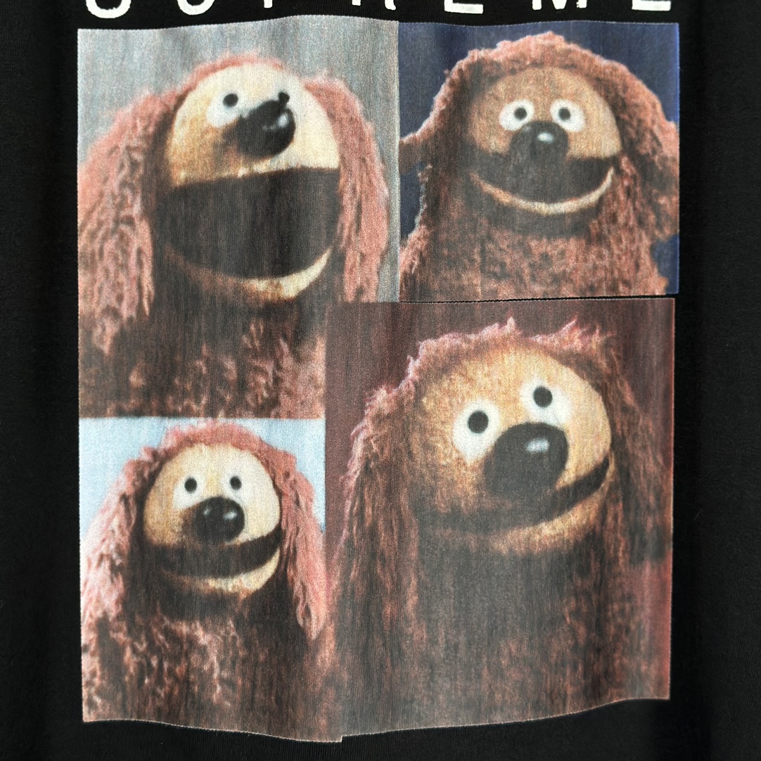 Supreme Rowlf Tee Black（SUP-SS24-004）