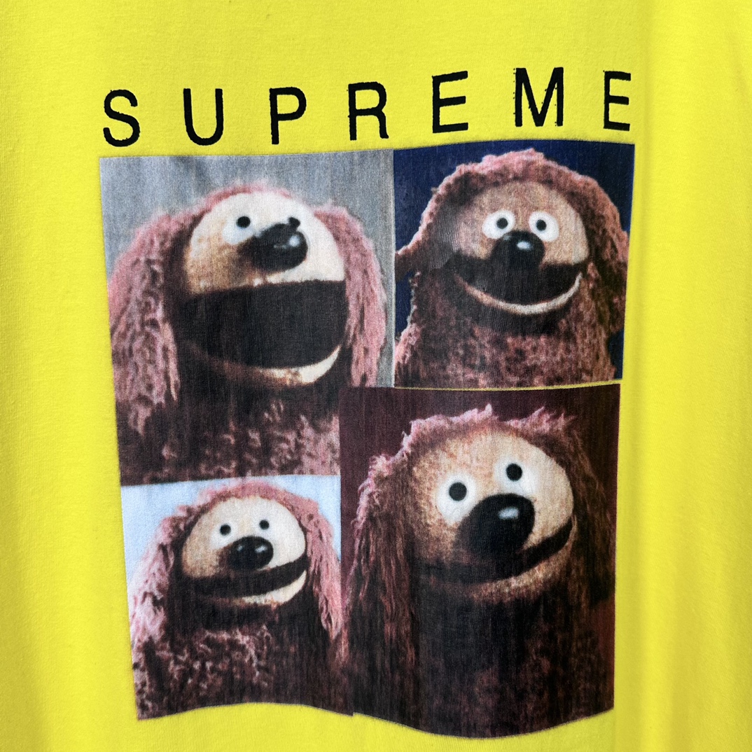 Supreme Rowlf Tee yellow（SUP-SS24-006）