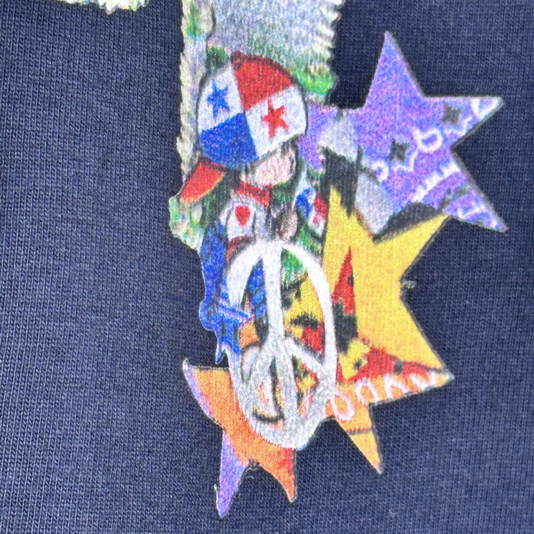 Supreme Patchwork Tee Navy（SUP-SS24-011）