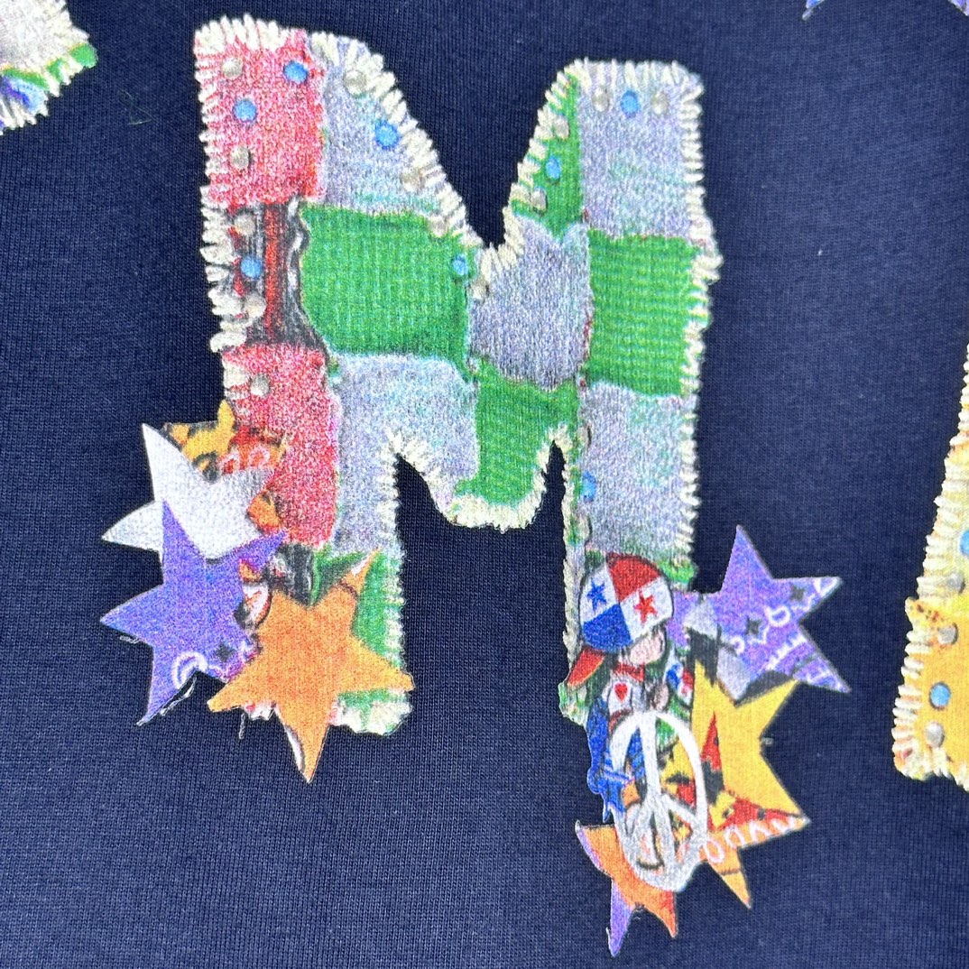 Supreme Patchwork Tee Navy（SUP-SS24-011）