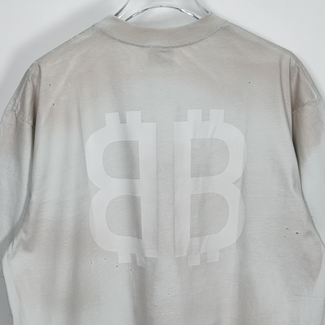 BALENCIAGA CRYPTO クリプト Tシャツ BB ミディアムフィット（SUP-SS24-117）
