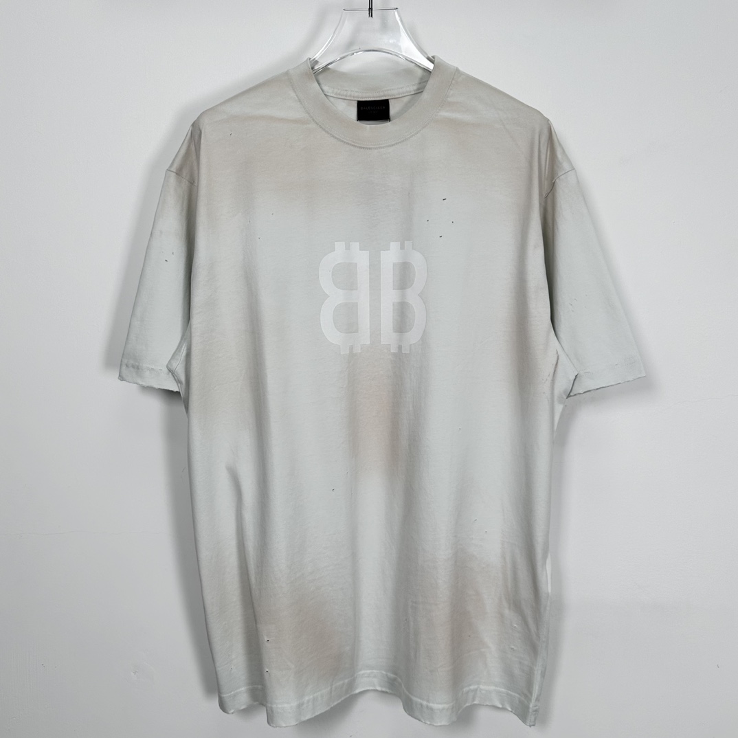 BALENCIAGA CRYPTO クリプト Tシャツ BB ミディアムフィット（SUP-SS24-117）