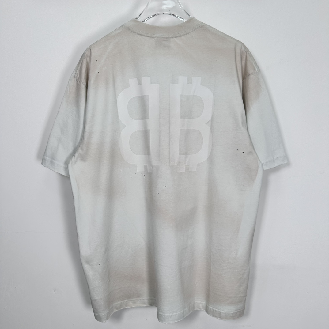 BALENCIAGA CRYPTO クリプト Tシャツ BB ミディアムフィット（SUP-SS24-117）