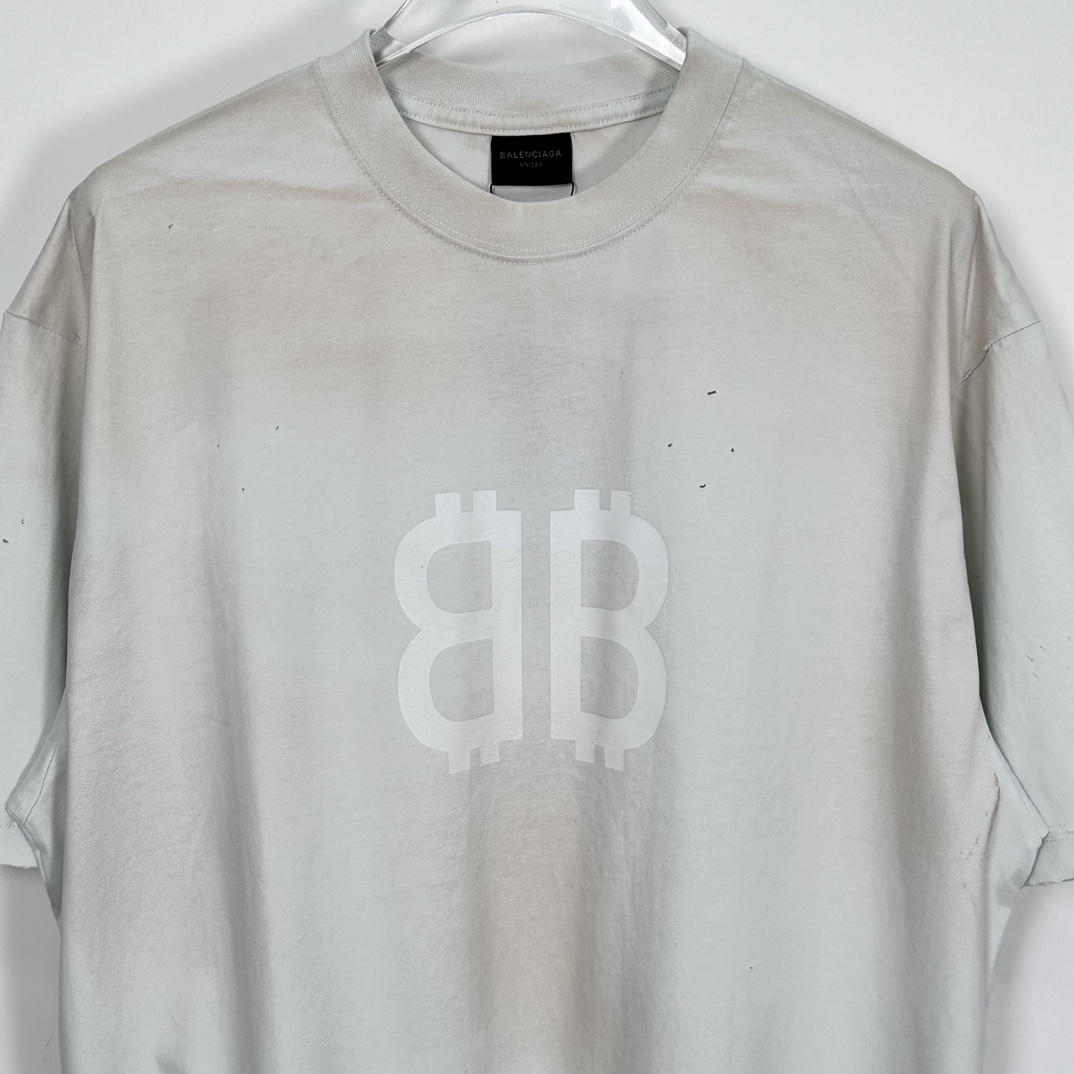 BALENCIAGA CRYPTO クリプト Tシャツ BB ミディアムフィット（SUP-SS24-117）