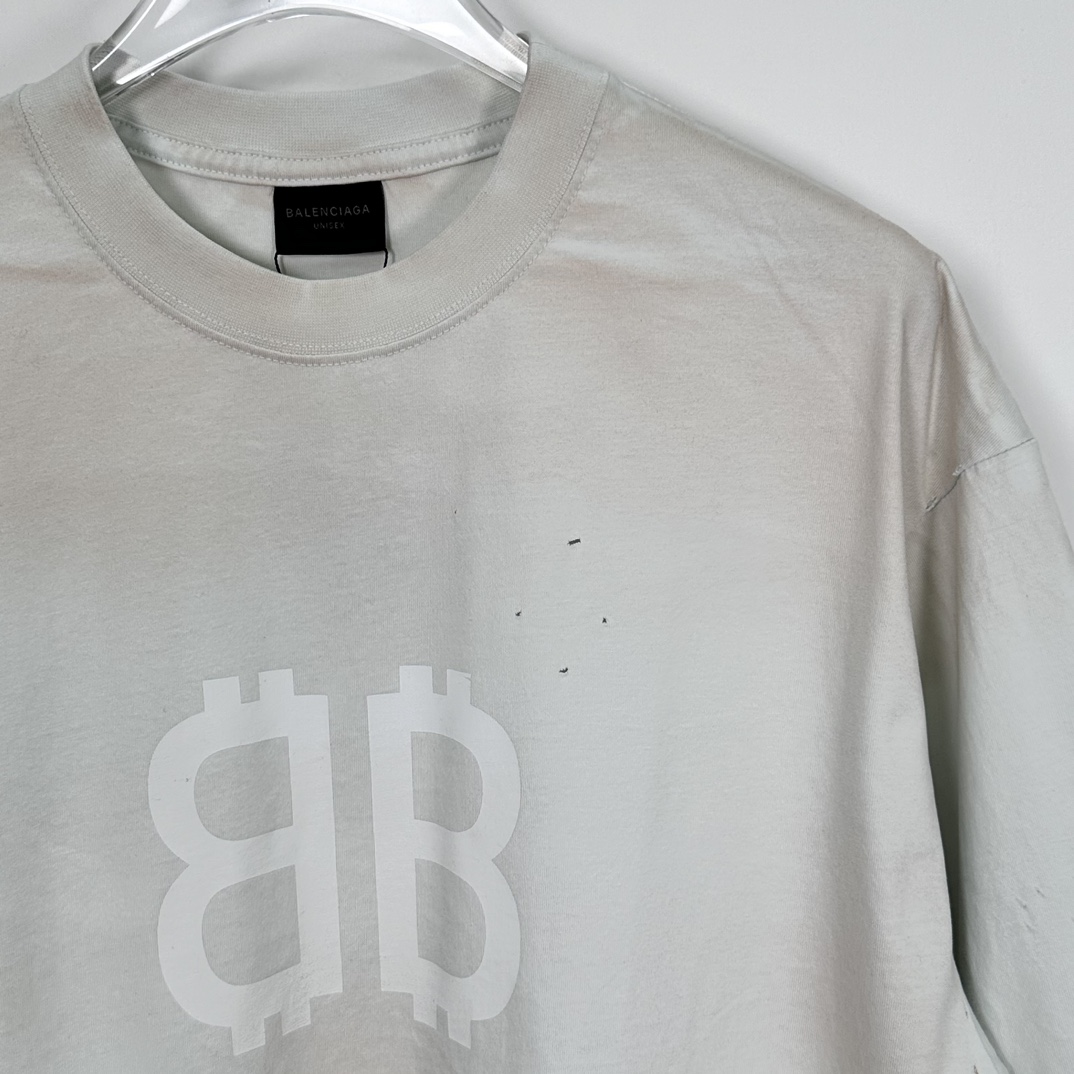 BALENCIAGA CRYPTO クリプト Tシャツ BB ミディアムフィット（SUP-SS24-117）