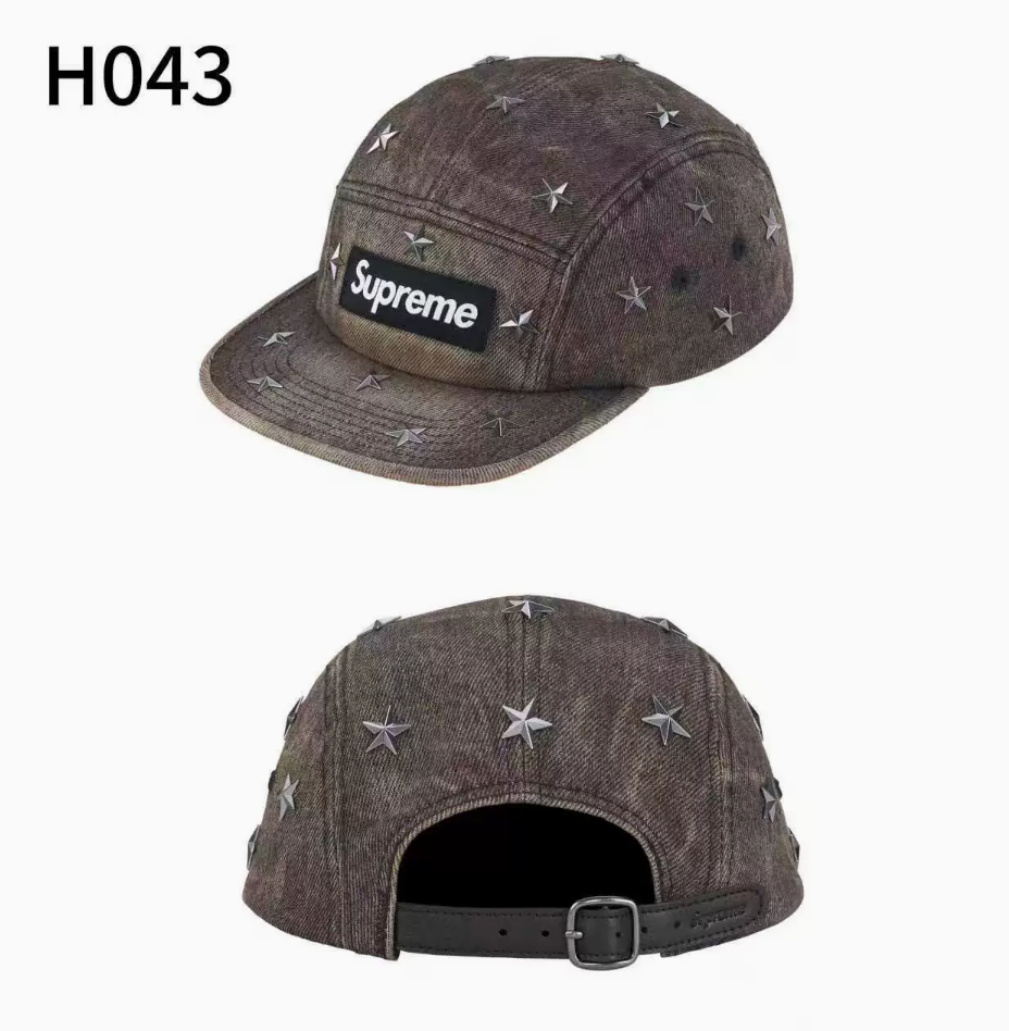 SUPREME Star Stud Denim Camp Cap(全2色)（sup-2026-6-27）