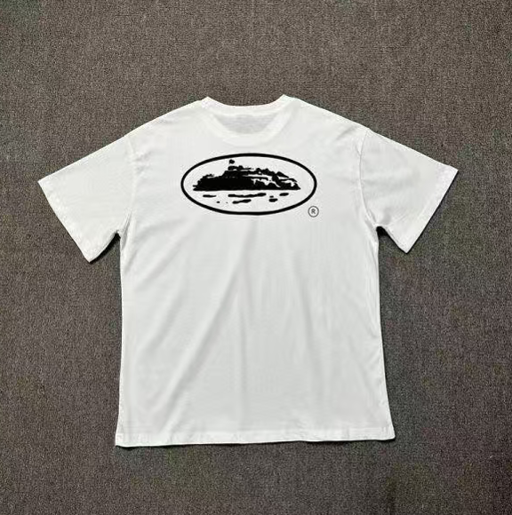 Corteiz Halftone Island Tee *New Blank* 'Black/White'Corteiz (7892 1SS240103HITN）