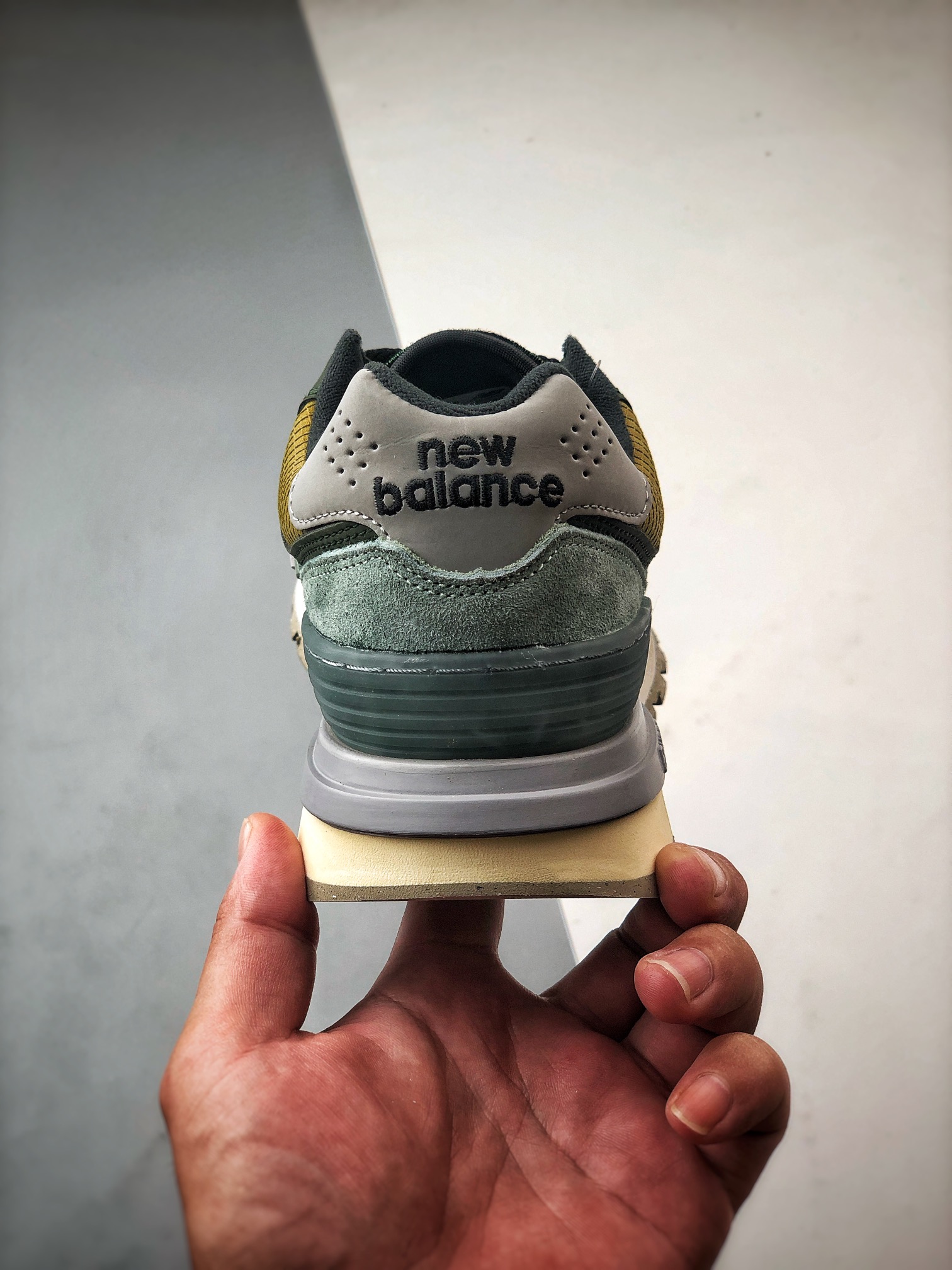 Stone Island × New Balance 574 Legacy "Green Clay"(U574LGTN)