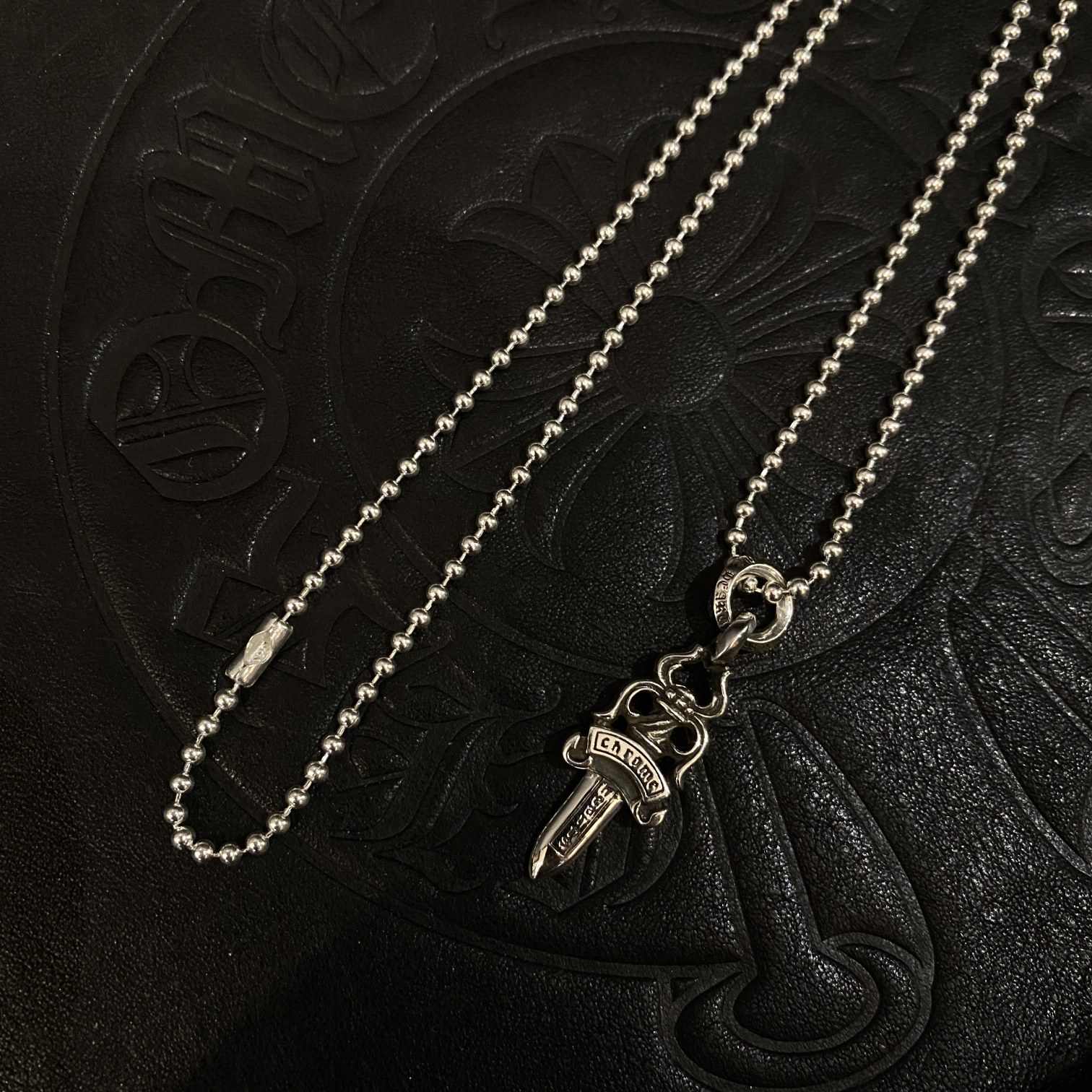 Chrome Hearts Letter Ring Sword Necklace（CHROME HEARTS 193）