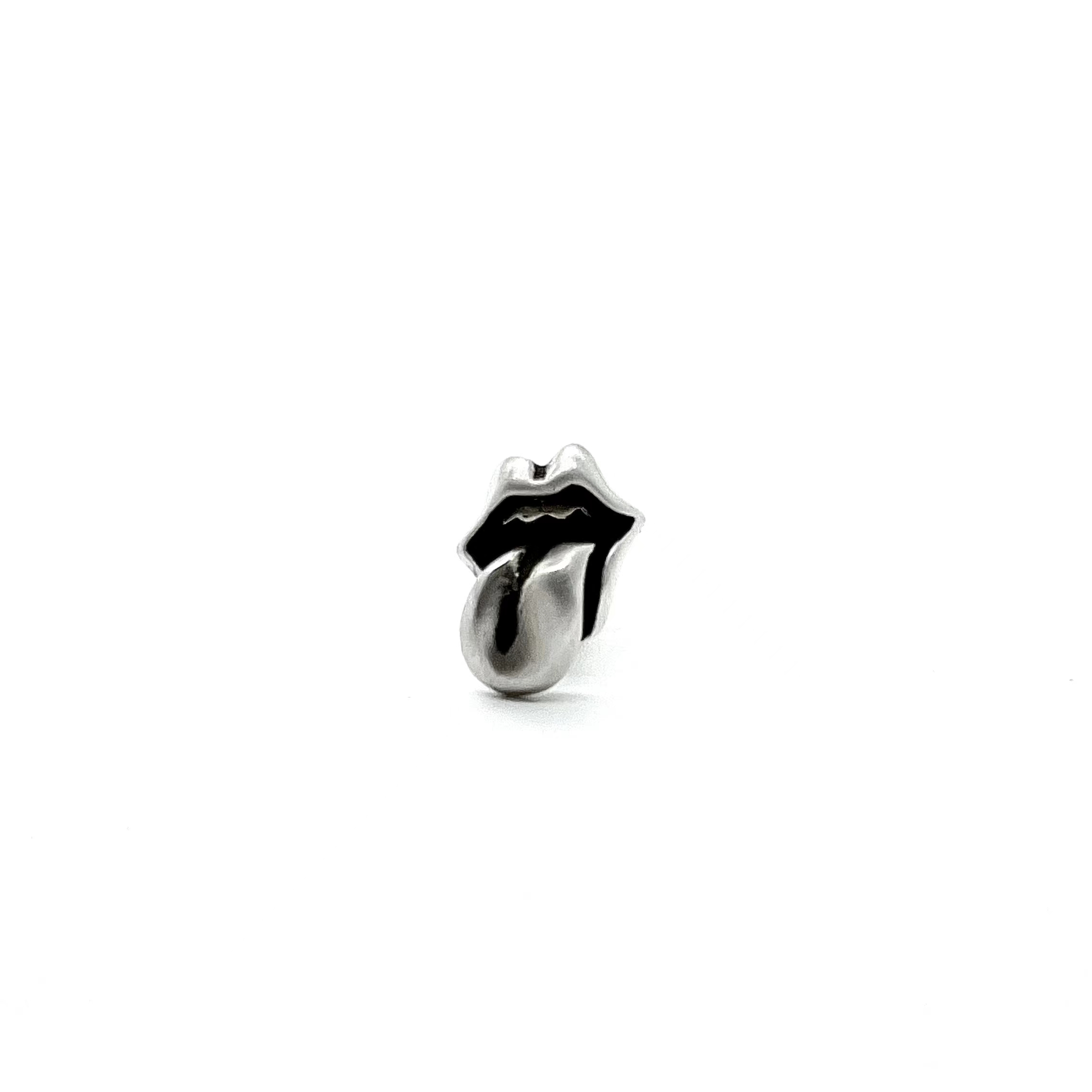 Chrome Hearts Rolling Stones Tongue Stud Earrings（CHROME HEARTS 190）