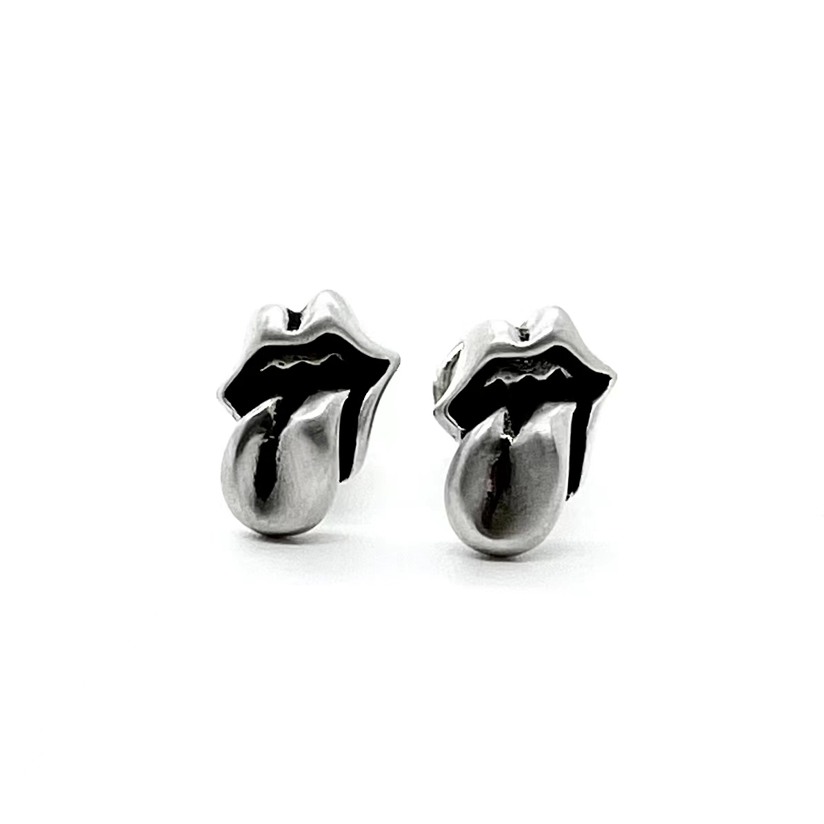 Chrome Hearts Rolling Stones Tongue Stud Earrings（CHROME HEARTS 190）