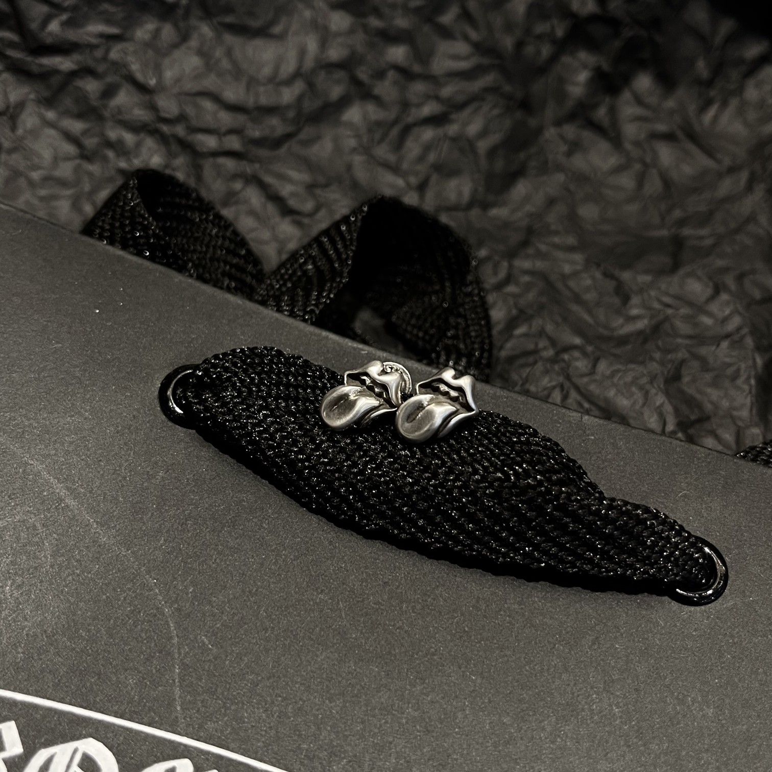 Chrome Hearts Rolling Stones Tongue Stud Earrings（CHROME HEARTS 190）