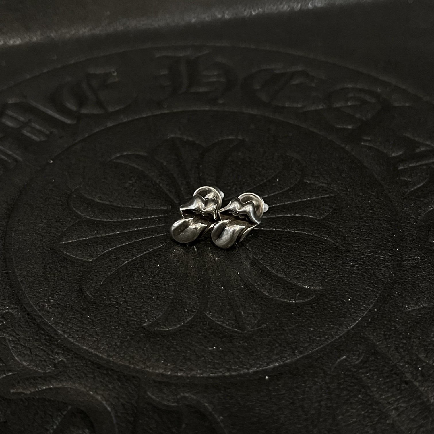 Chrome Hearts Rolling Stones Tongue Stud Earrings（CHROME HEARTS 190）