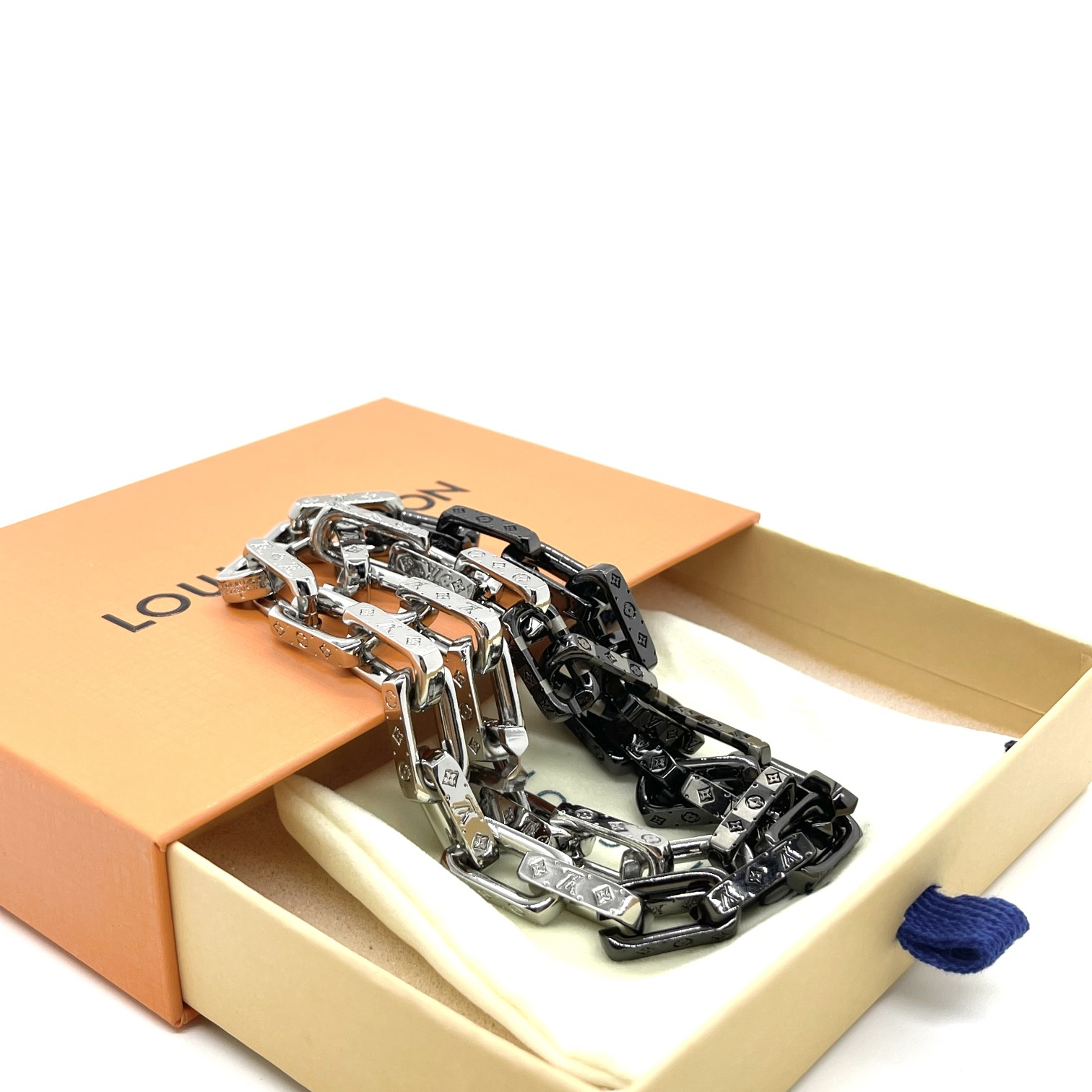 Louis Vuitton Necklace Monogram Chain (M00677)