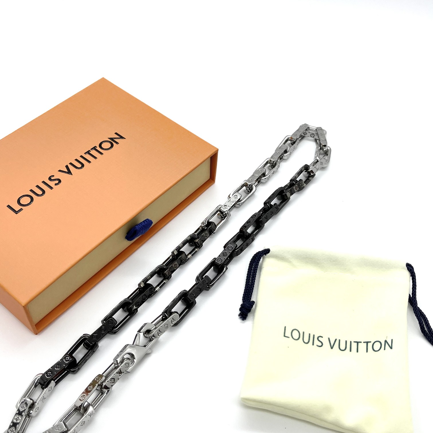 Louis Vuitton Necklace Monogram Chain (M00677)
