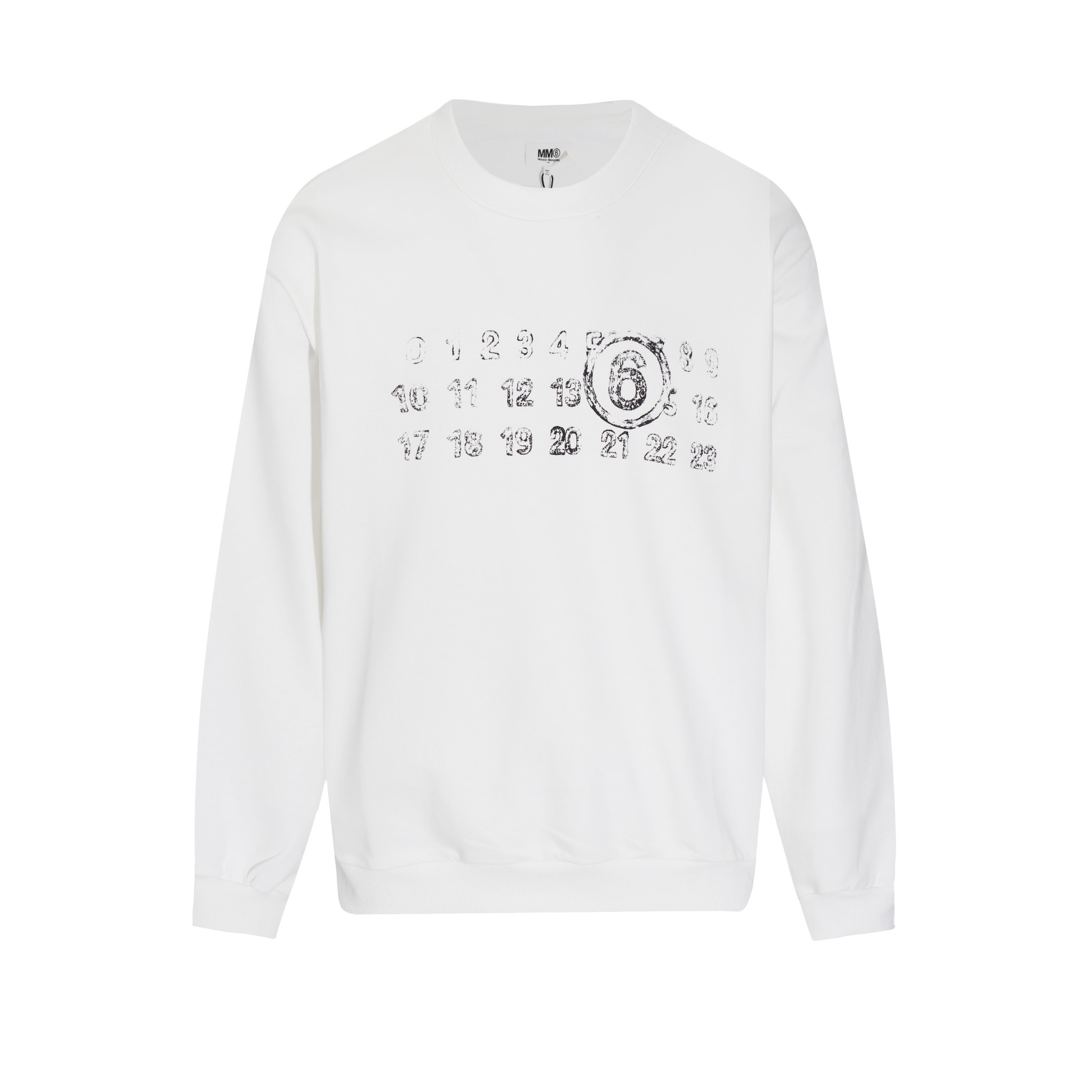 MM6 Maison Margiela Men's Crew Neck Long Sleeve Sweatshirt (S52GU0203S25387-900）