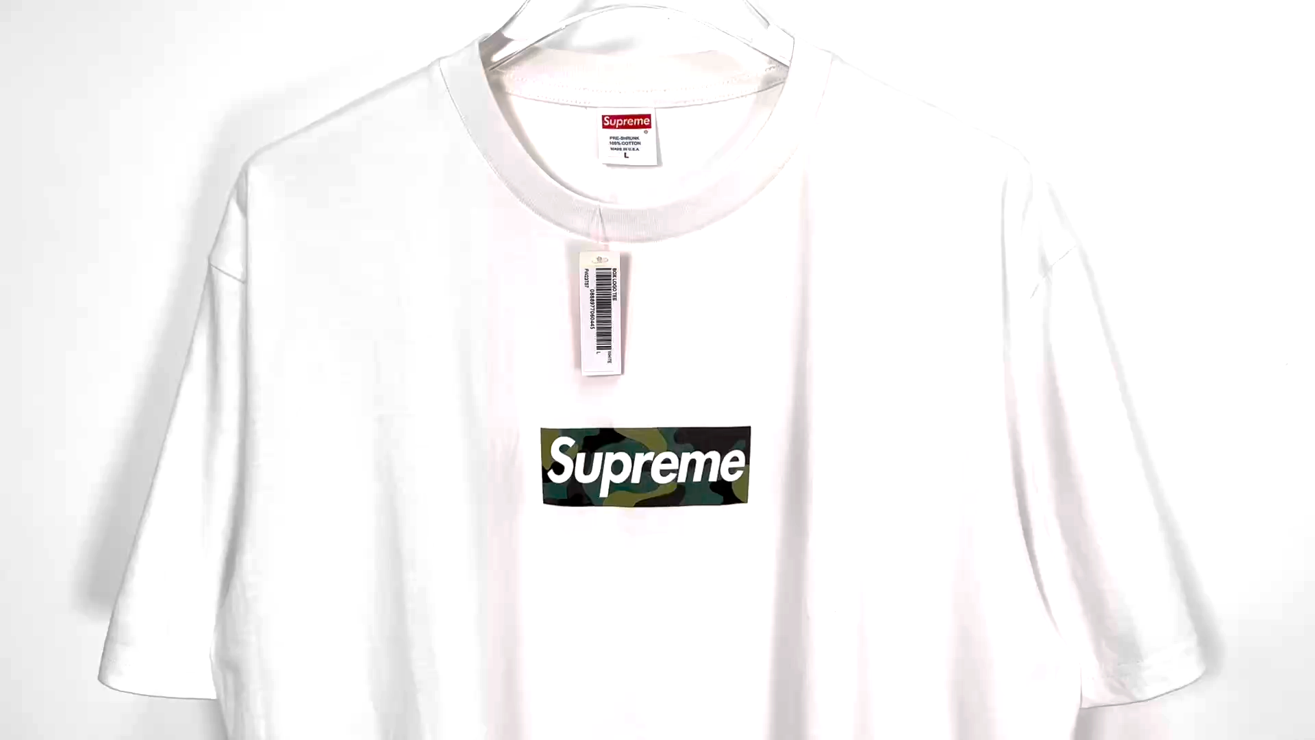 SUPREME 23FW CAMO BOX LOGO TEE