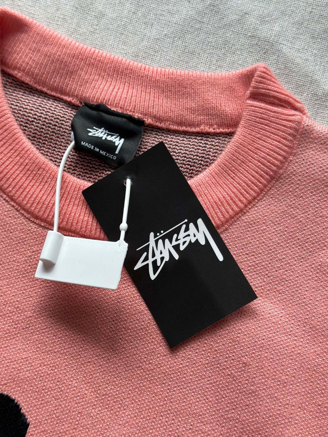 Stussy FW22 Logo graphic print knitted sweater（117152-2）