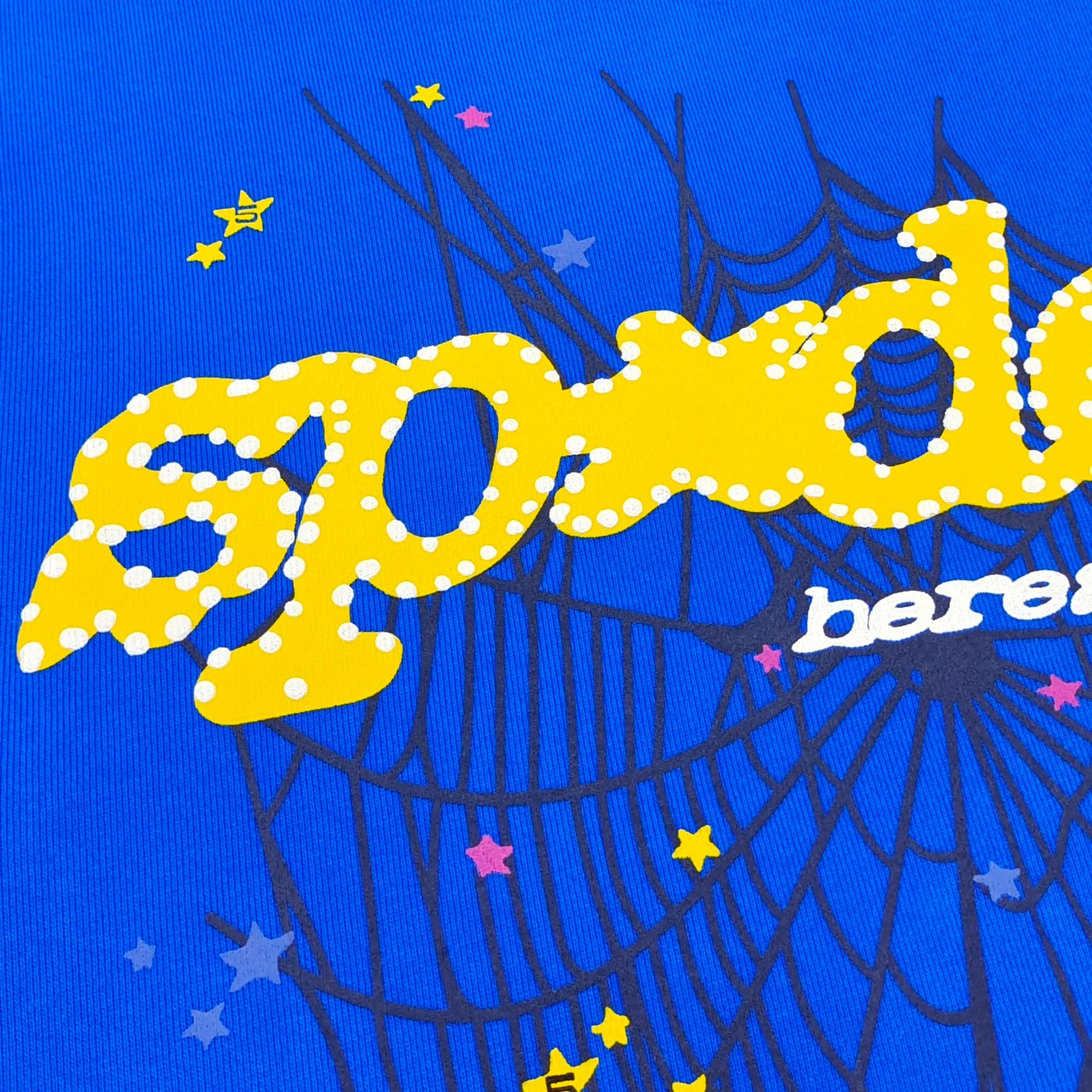 Sp5der TC Hoodie Blue  (SP-001）