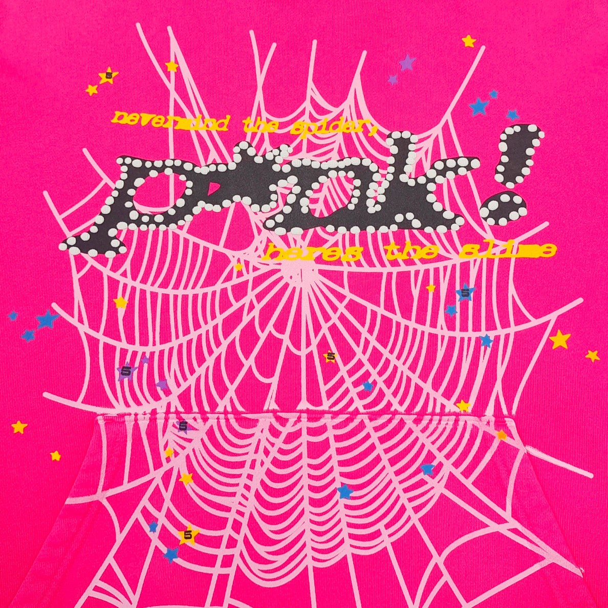 Sp5der P*NK Hoodie (SP-004）