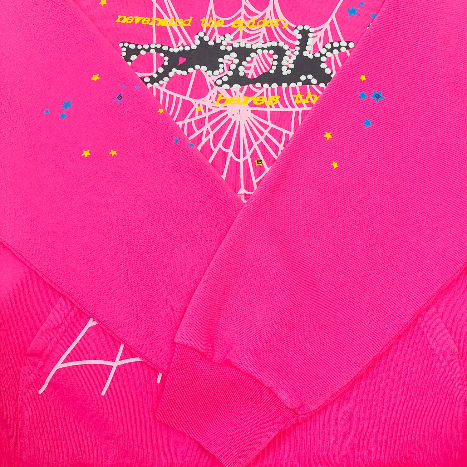 Sp5der P*NK Hoodie (SP-004）