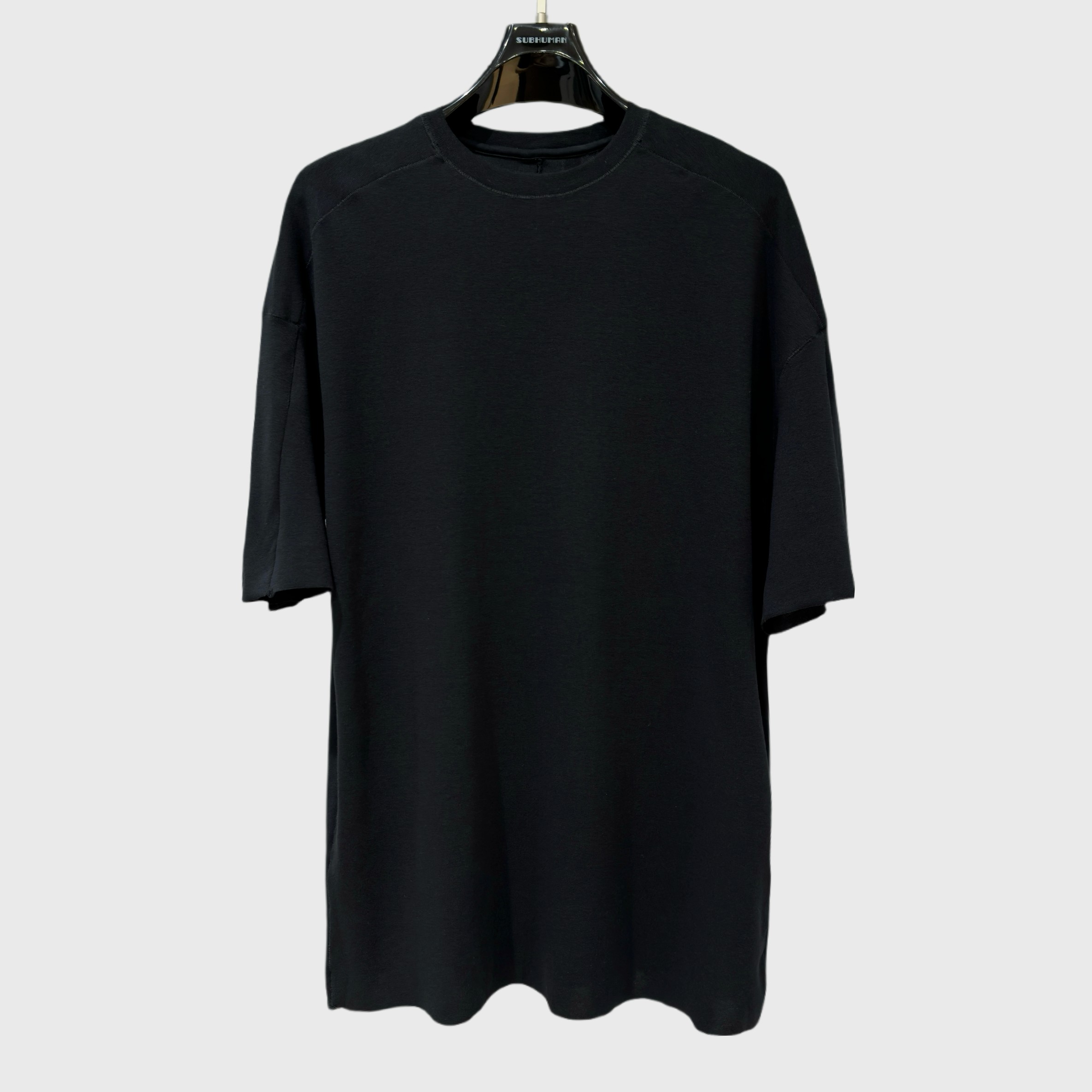 Rick Owens DRKSHDW short-sleeve draped-hem top （DS02E7201JDB88）