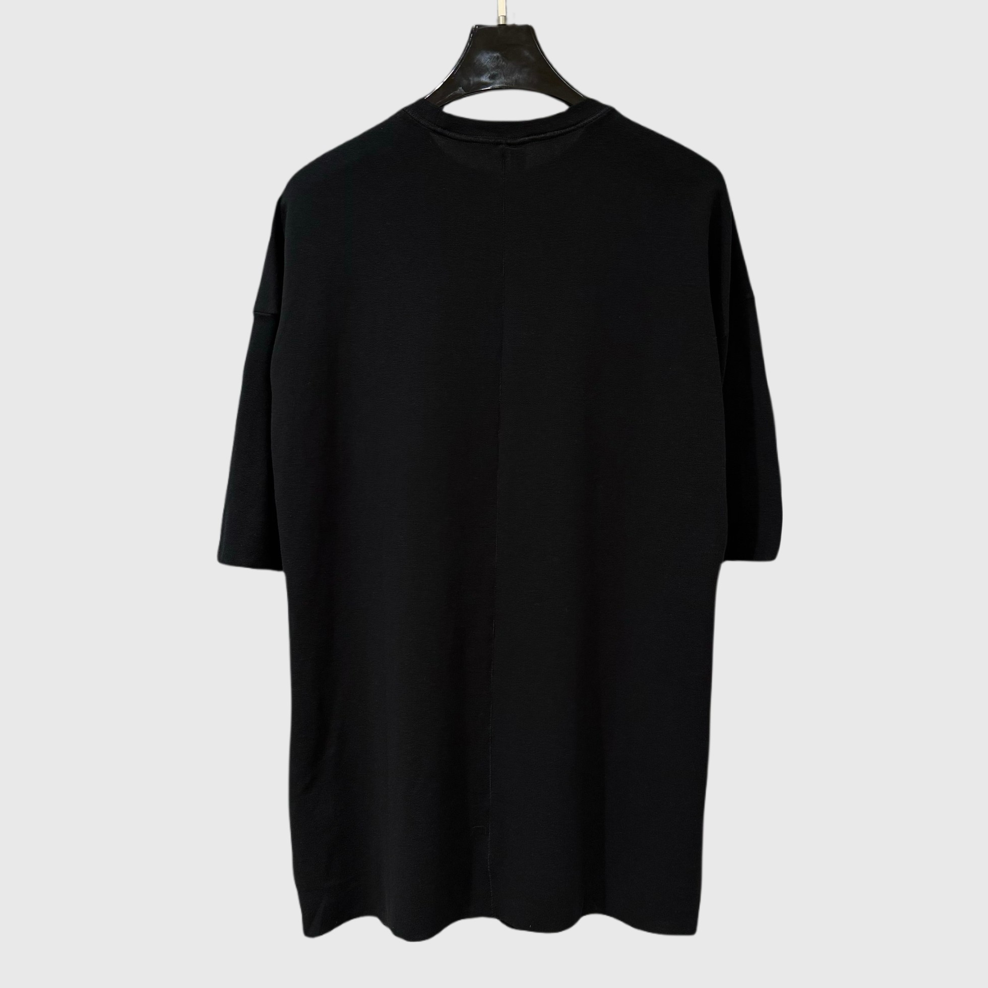 Rick Owens DRKSHDW short-sleeve draped-hem top （DS02E7201JDB88）
