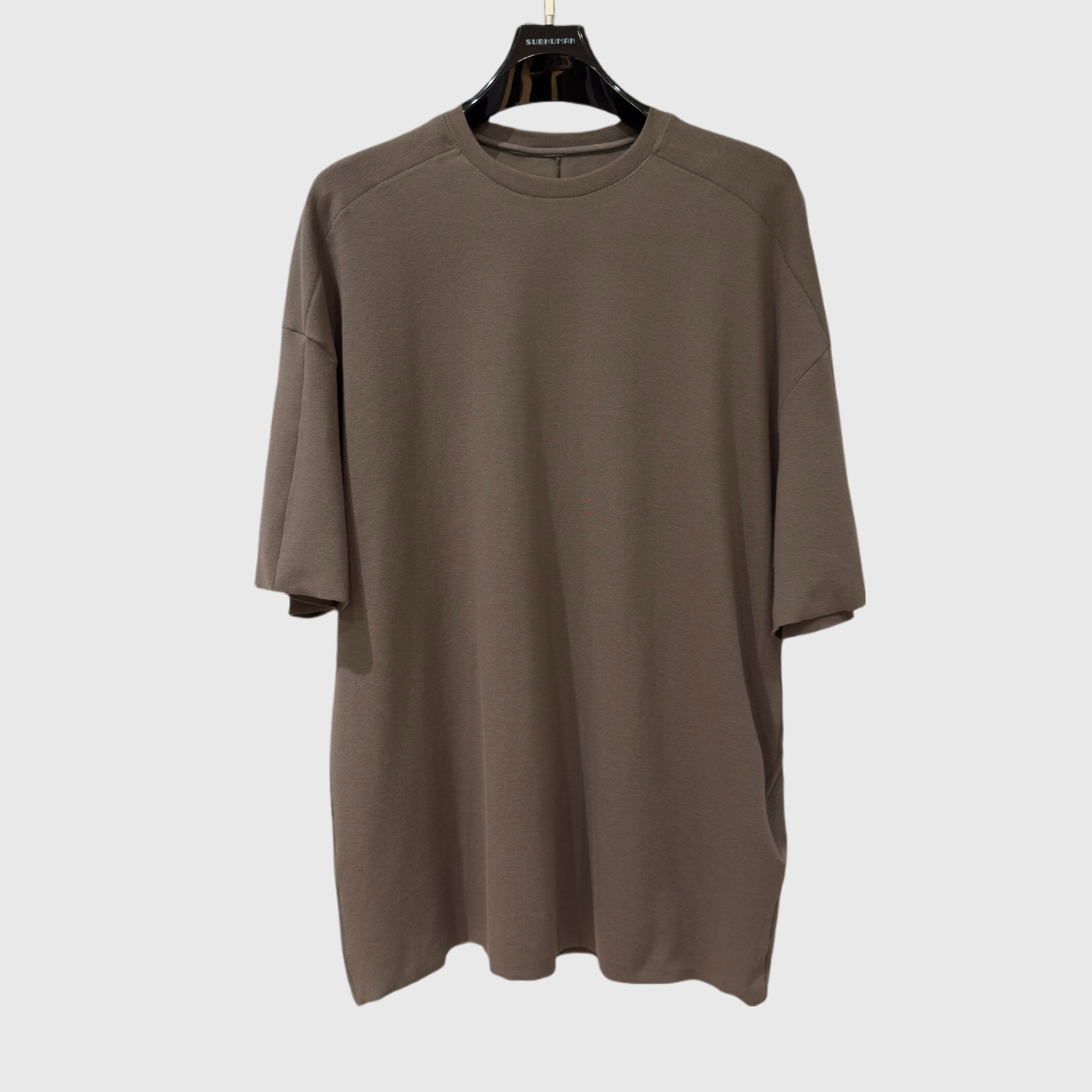 Rick Owens DRKSHDW short-sleeve draped-hem top （DS02E7201JDB88）