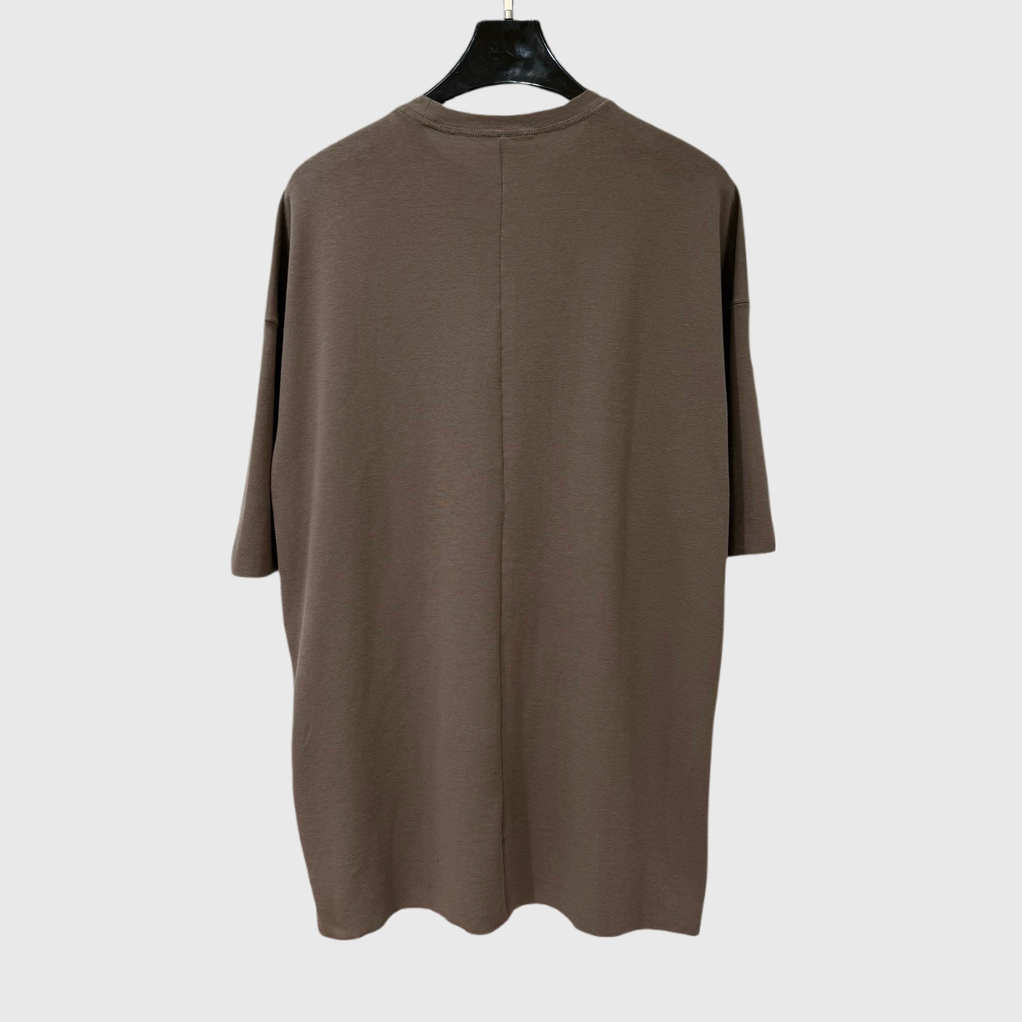 Rick Owens DRKSHDW short-sleeve draped-hem top （DS02E7201JDB88）