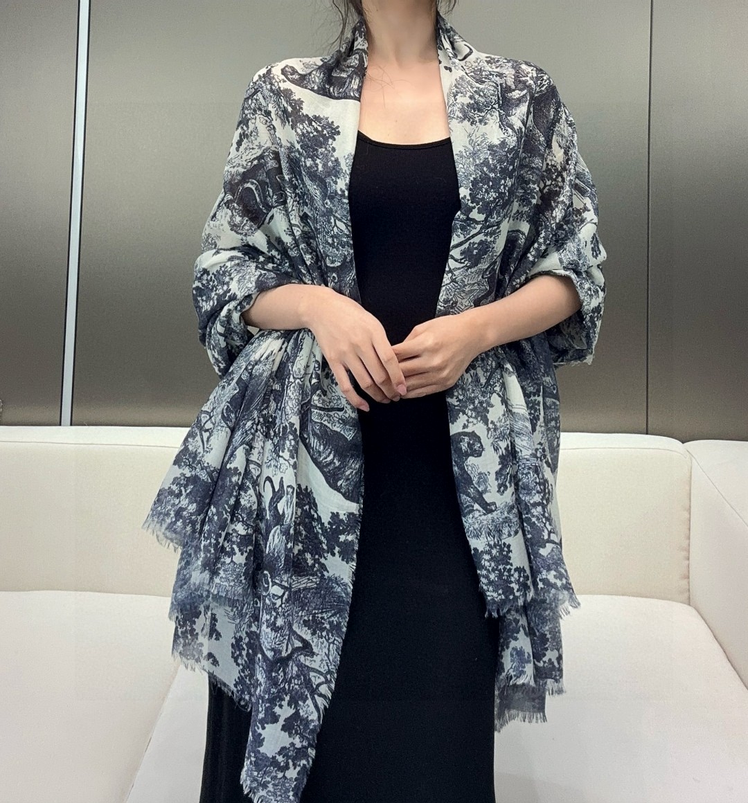 Dior Cashmere Shawls Women's（34JOU300I002C420）