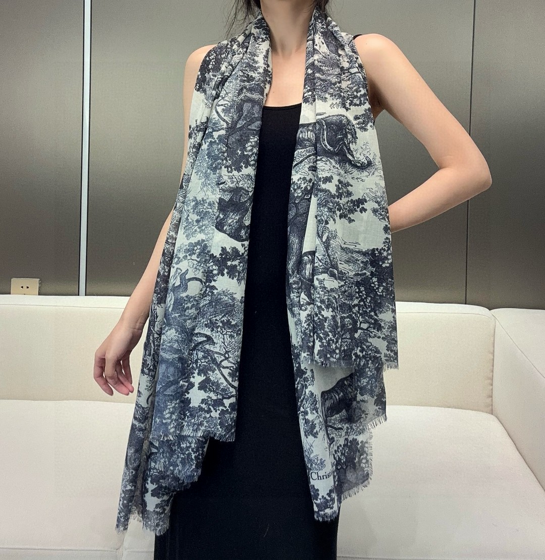 Dior Cashmere Shawls Women's（34JOU300I002C420）