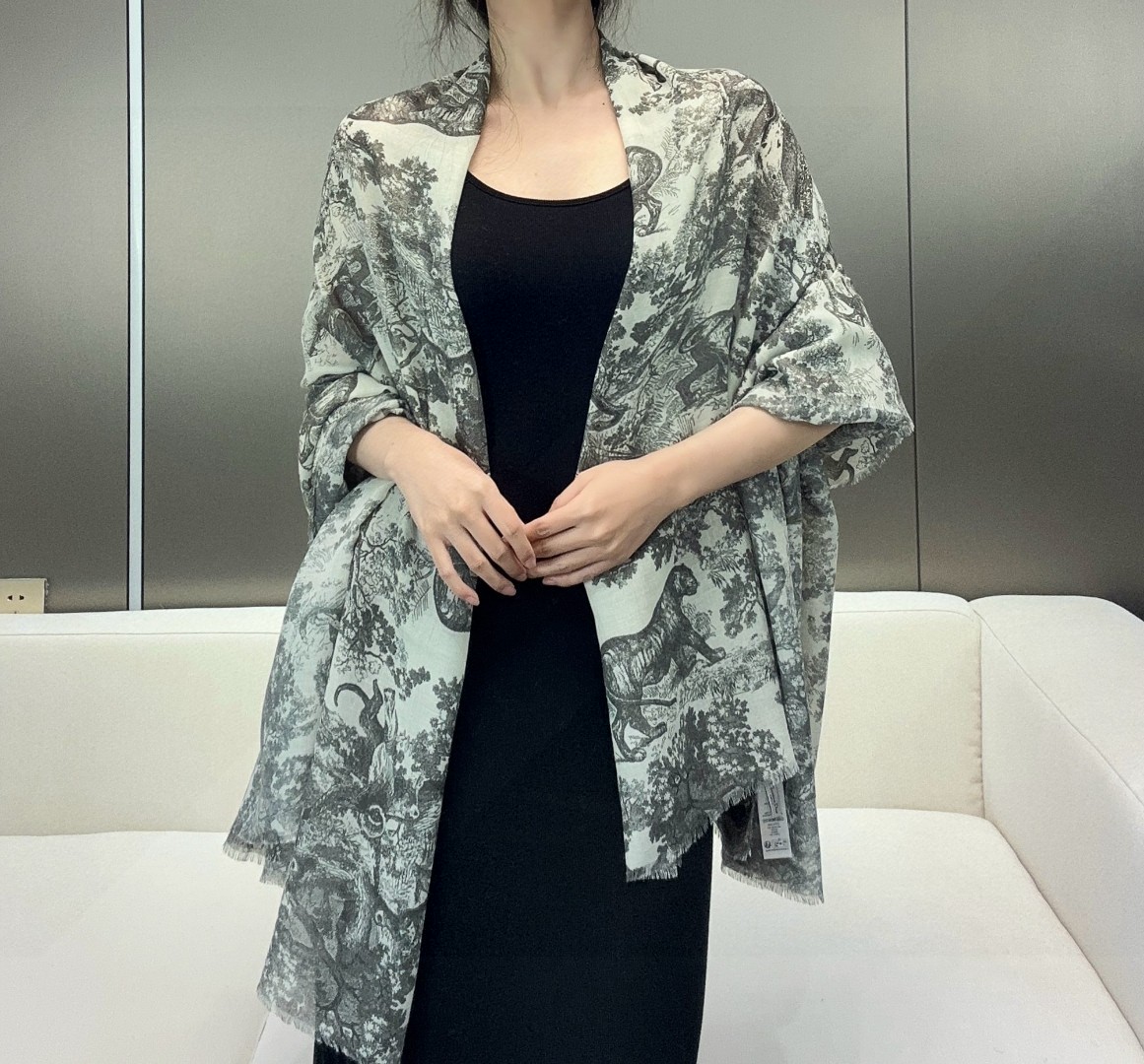 Dior Cashmere Shawls Women's（34JOU300I002C420）
