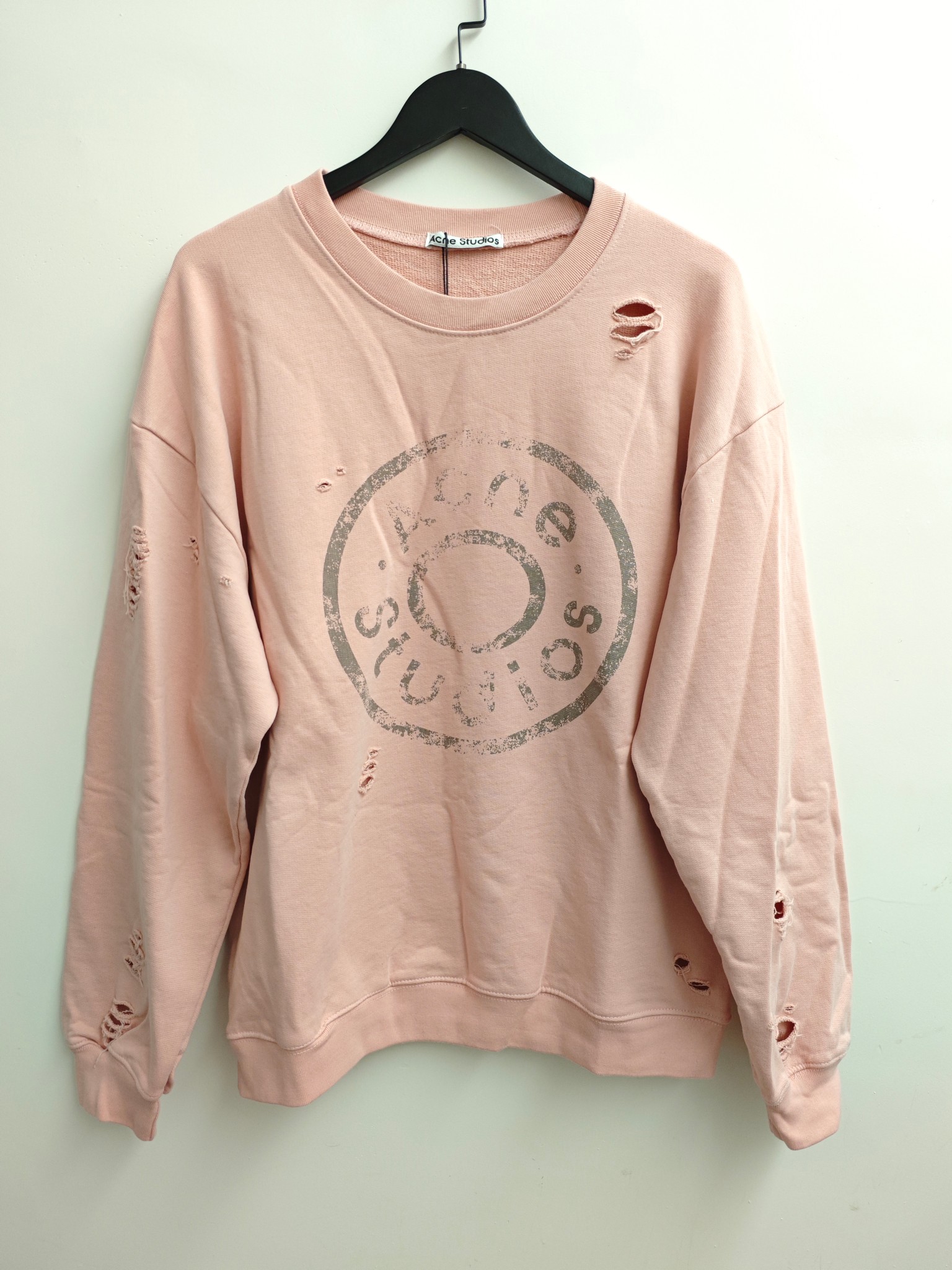 Acne Studios Logo Printed Sweater (CI0179-AIQ）