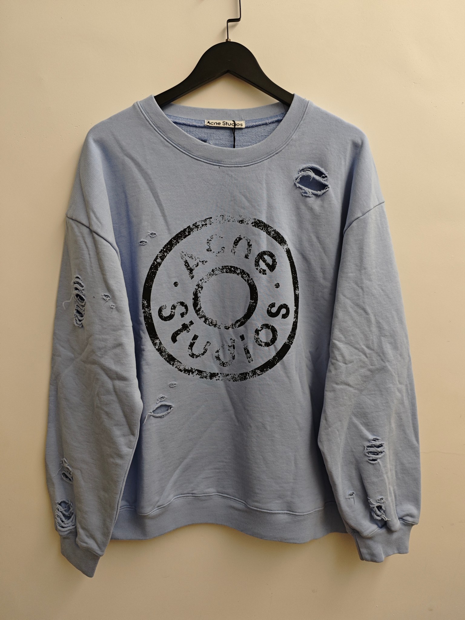 Acne Studios Logo Printed Sweater (CI0179-AIQ）