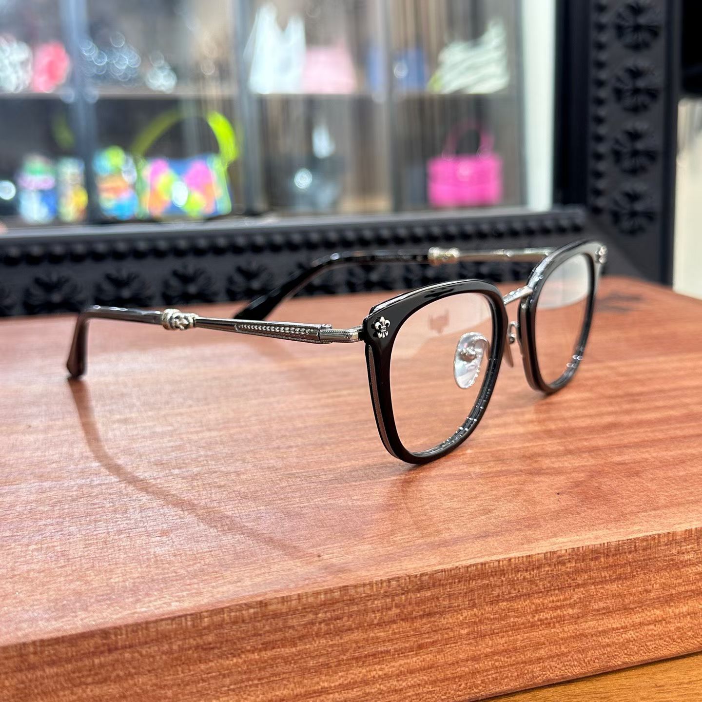 CHROME HEARTS STRAPADICTOME GLASSES (CHROME HEARTS 432