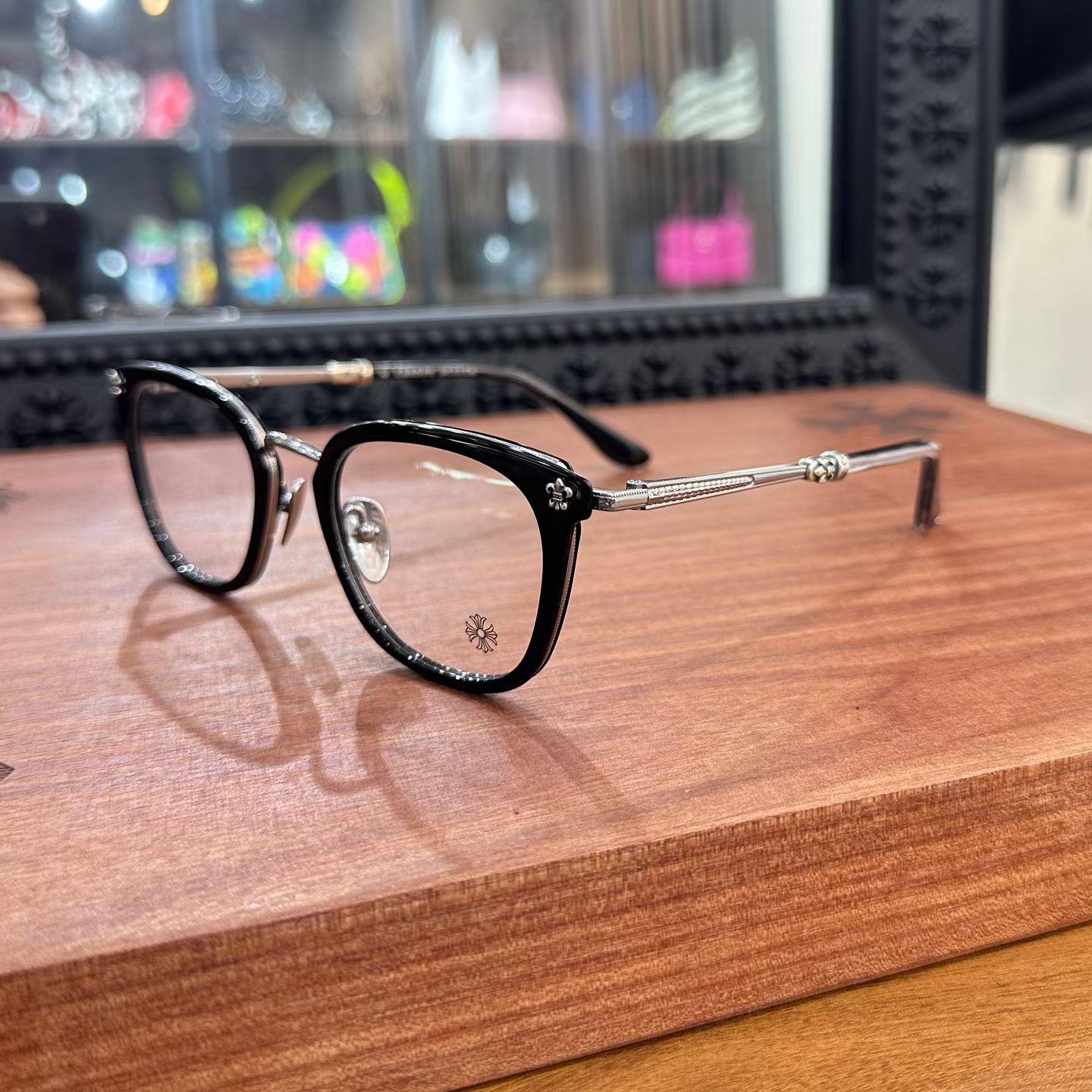 CHROME HEARTS STRAPADICTOME GLASSES (CHROME HEARTS 432
