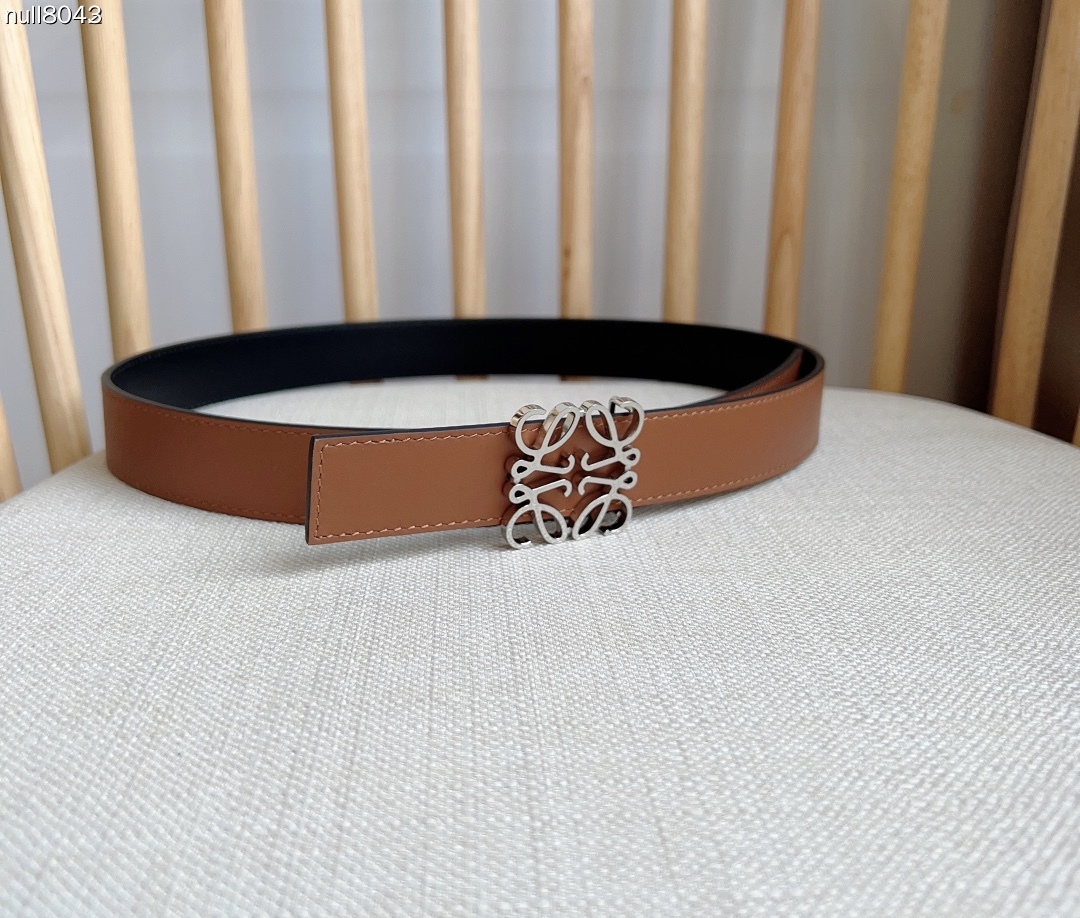 LOEWE Reversible Anagram Belt-3.5cm（E821Z26X031555）