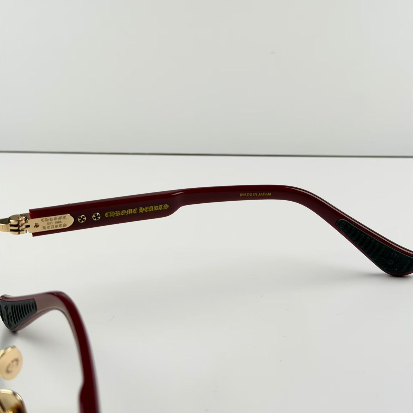 Chrome Hearts DEEP II Eyeglasses Floral Cross Glasses GP-BK-P (CHROME HEARTS 421)