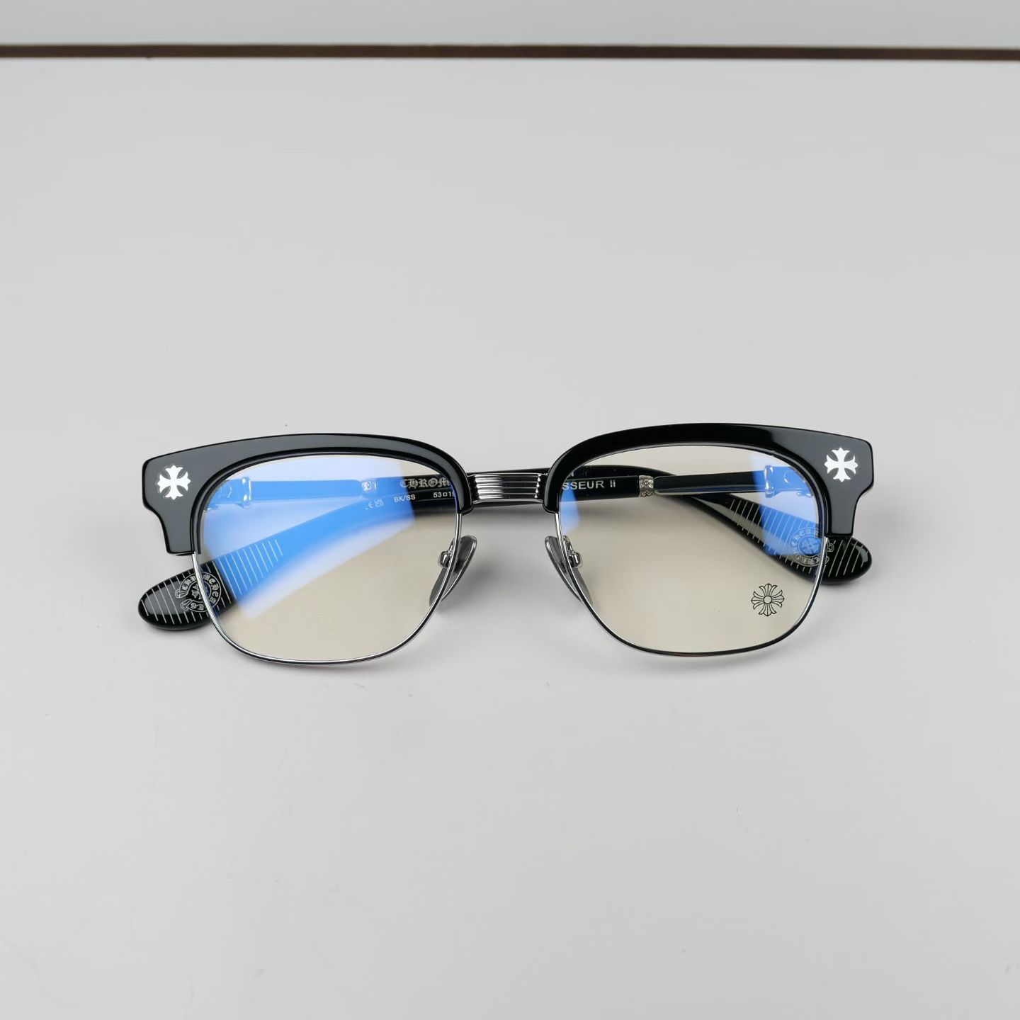 Chrome Hearts Bonennoisseur II Black Brushed Silver  (CHROME HEARTS 431)