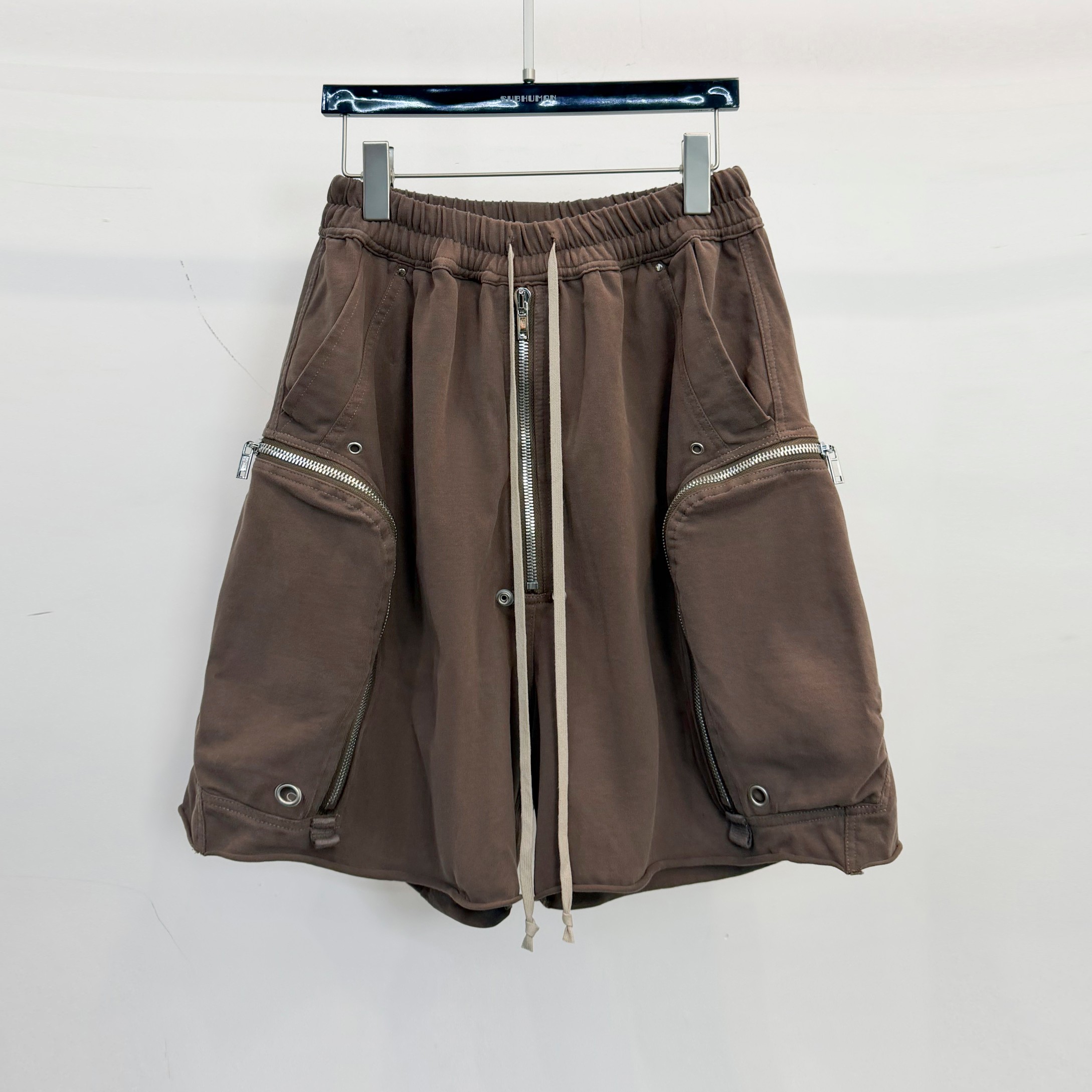 RICK OWENS DRKSHDW Black Temple Bauhaus Pods Shorts（261126M193021）