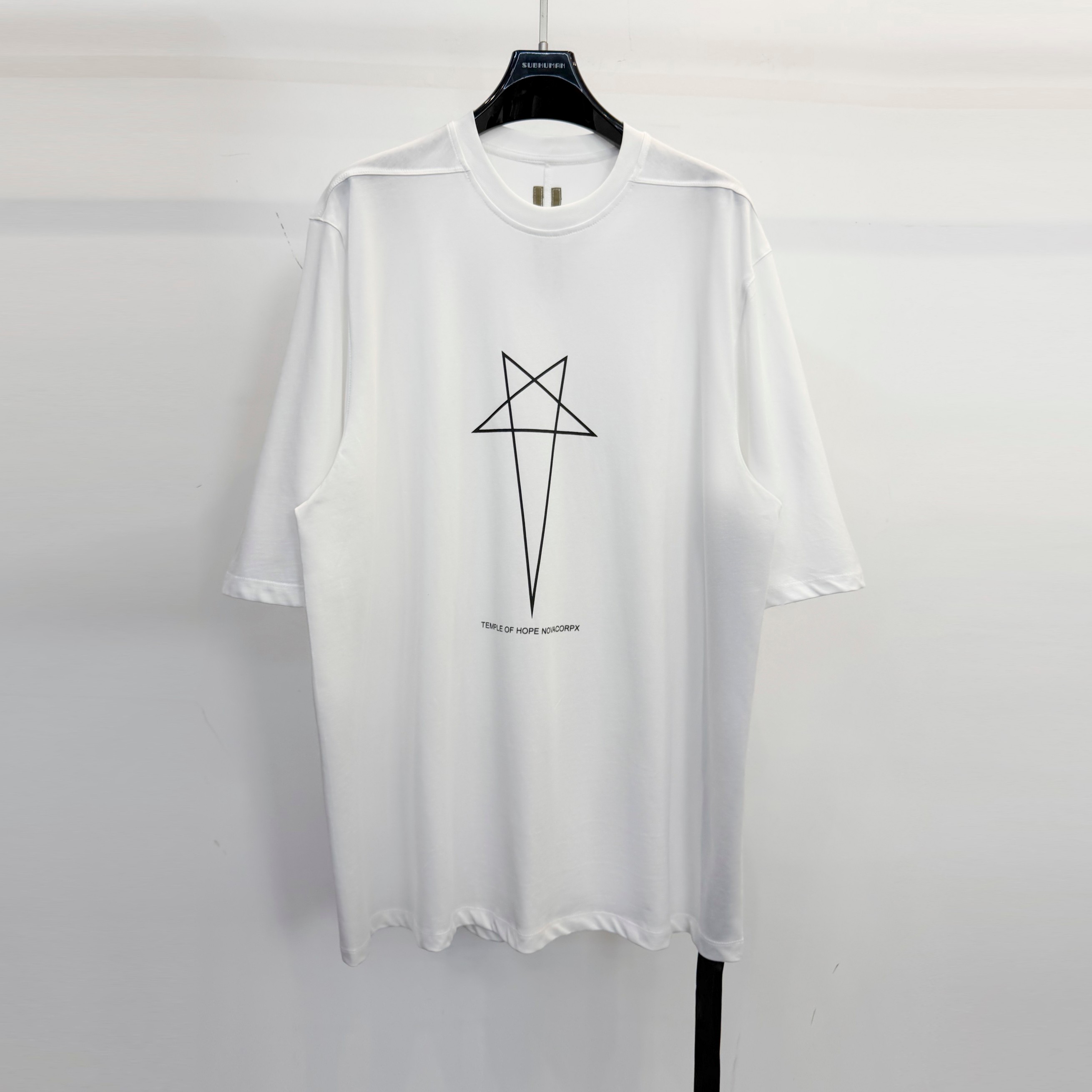Rick Owens DRKSHDW “Oversize” T-shirt（DU01F4274 RIGEP3-0911）