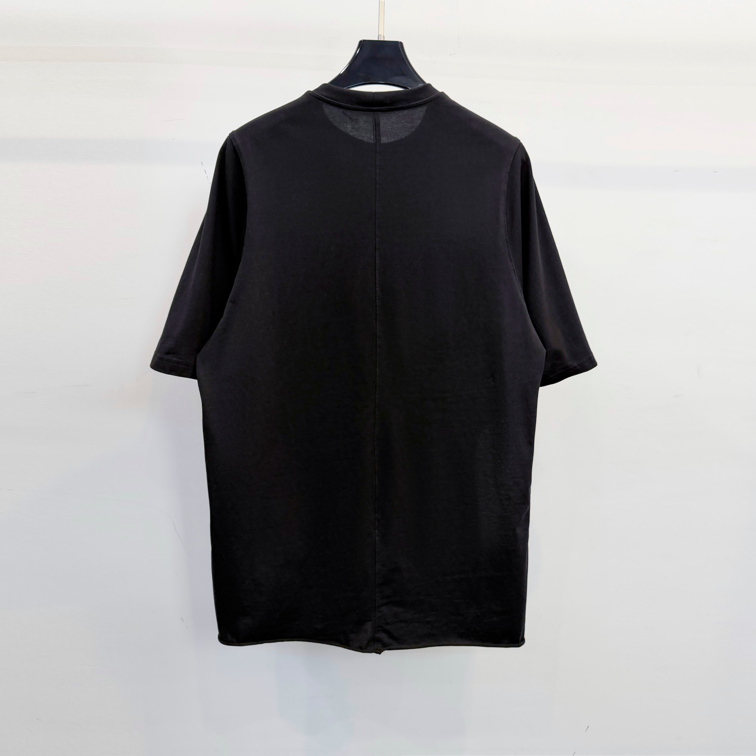 Rick Owens Men's Black Temple Subhuman Jumbo S/S T-Shirt（DU01F4256RN）